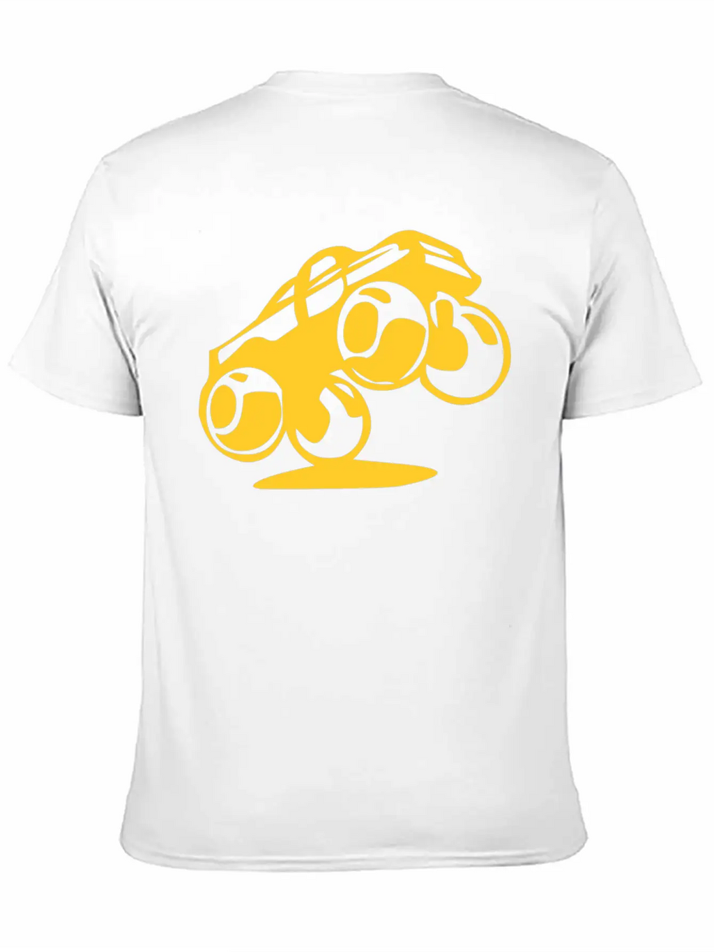 Jumping Car Unisex Short Sleeve Soft Cotton T-Shirt – Casual Everyday Wear