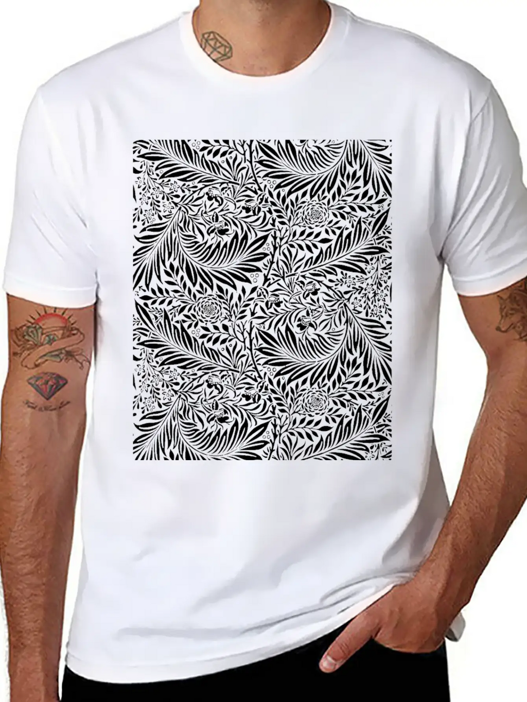 Jungle Art Unisex Casual T-Shirt – Clean Design For Daily Comfort