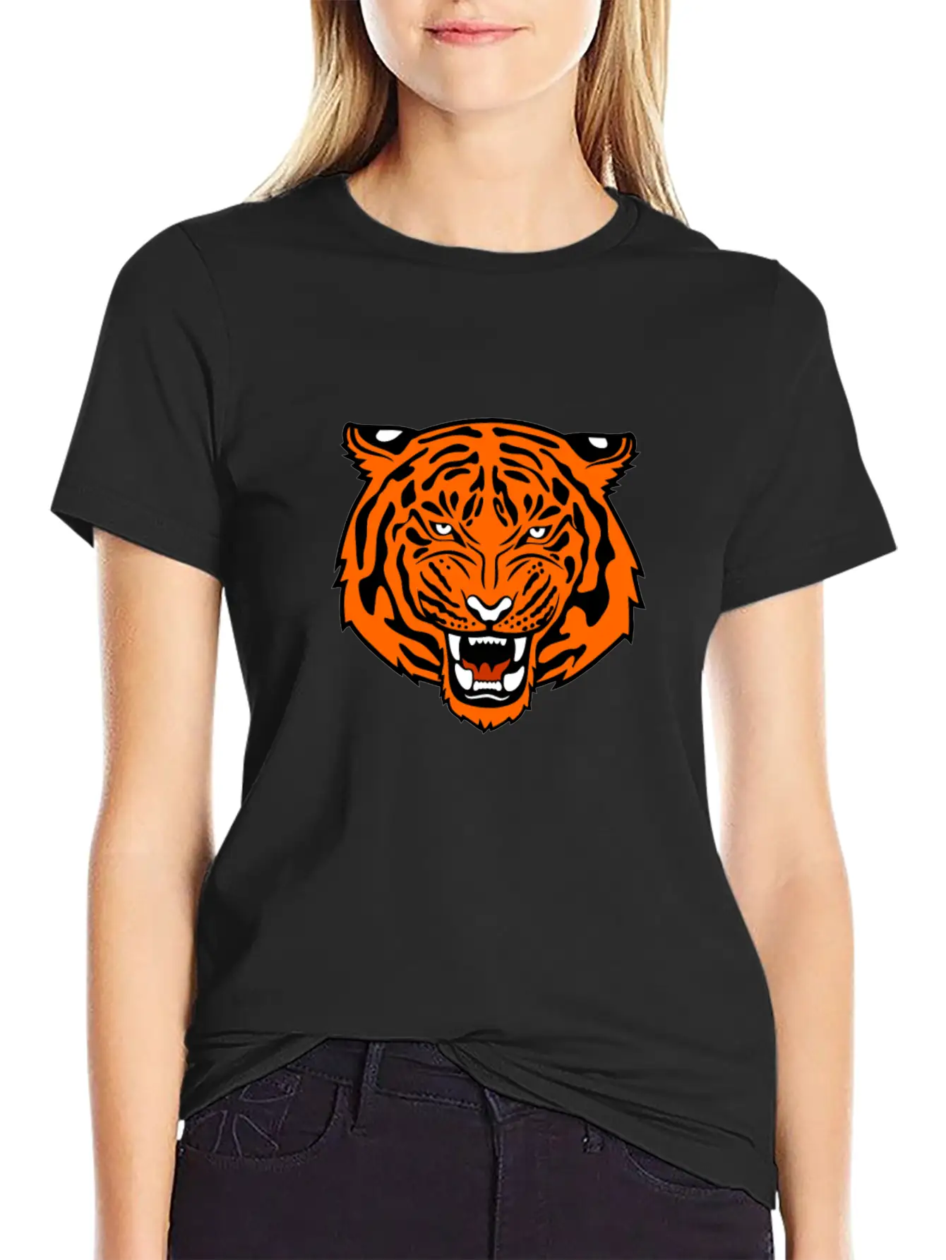 Jungle Tiger Unisex Casual T-Shirt – Clean Design For Daily Comfort