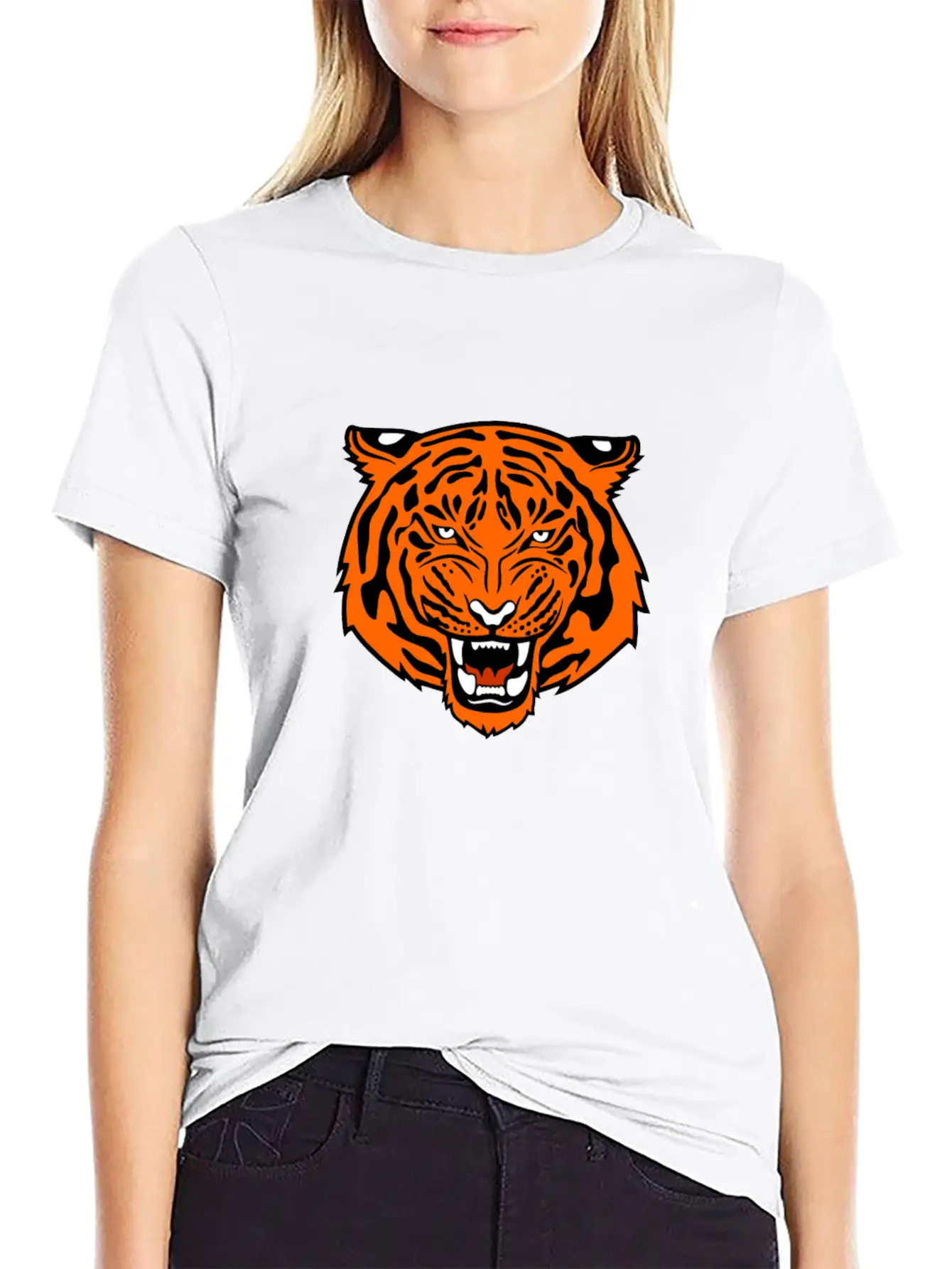 Jungle Tiger Unisex Casual T-Shirt – Clean Design For Daily Comfort