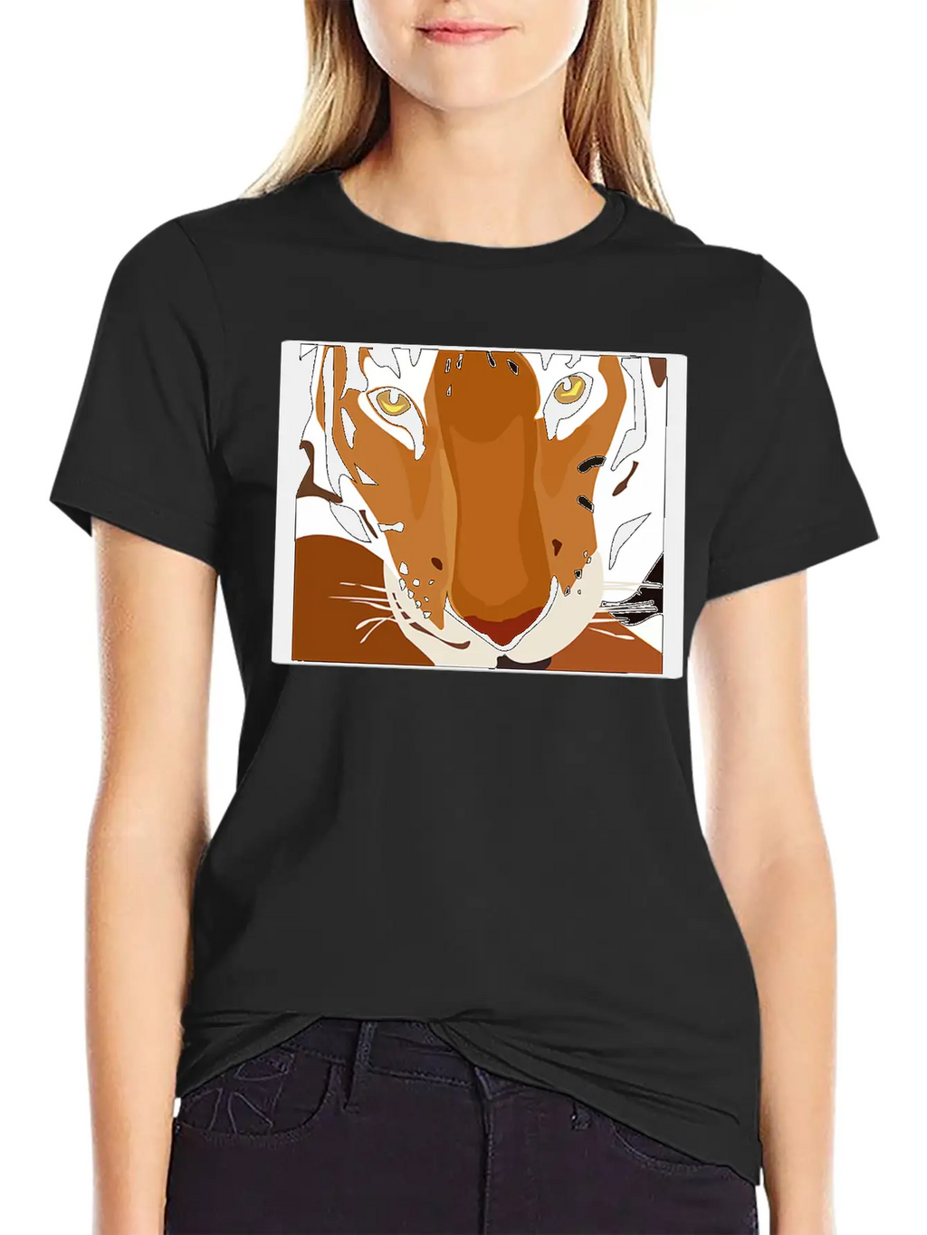JUNGLECONTEST TIGER 2 Unisex Short Sleeve Soft Cotton T-Shirt – Casual Everyday Wear