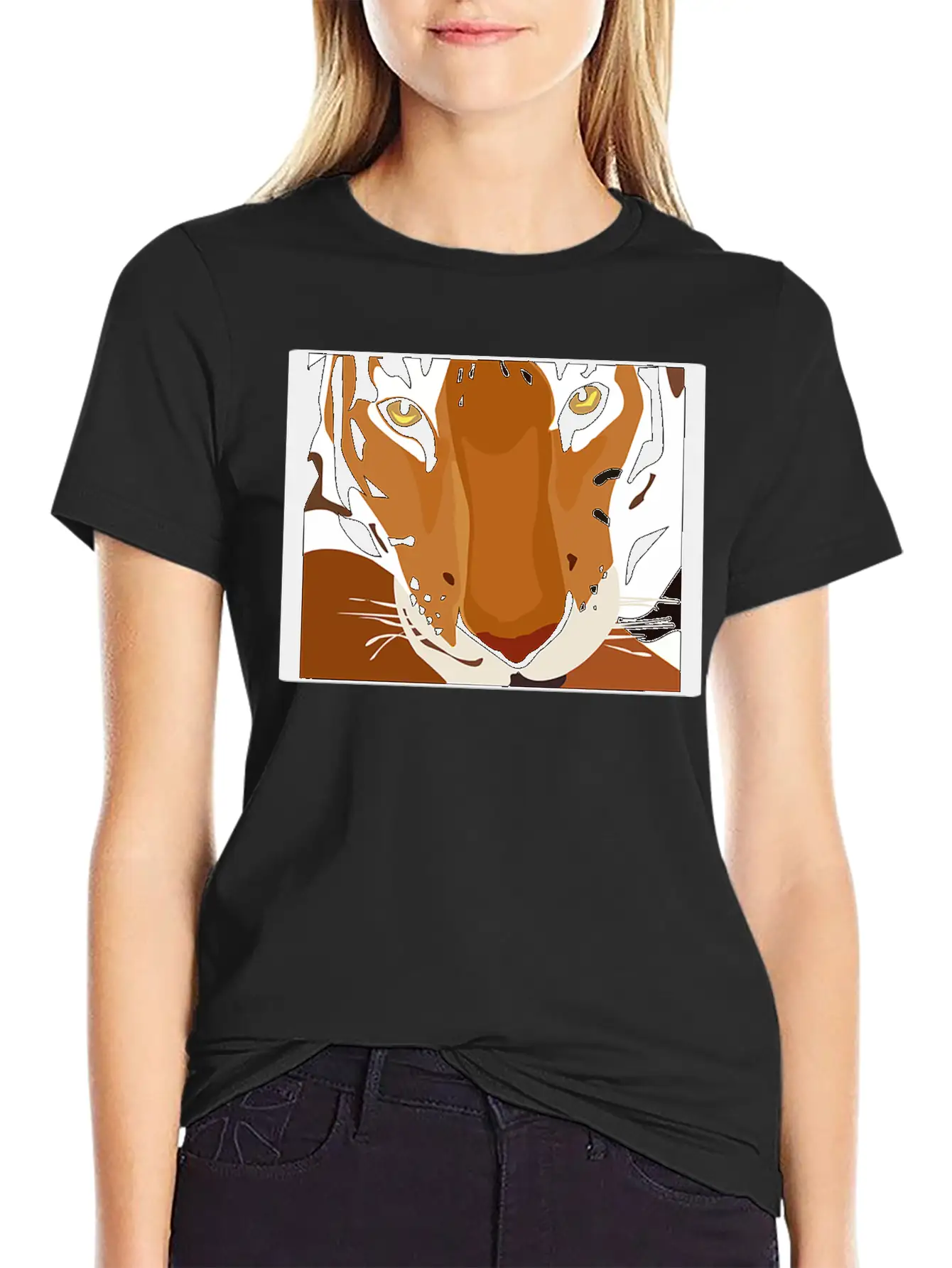 JUNGLECONTEST TIGER 2 Unisex Short Sleeve Soft Cotton T-Shirt – Casual Everyday Wear