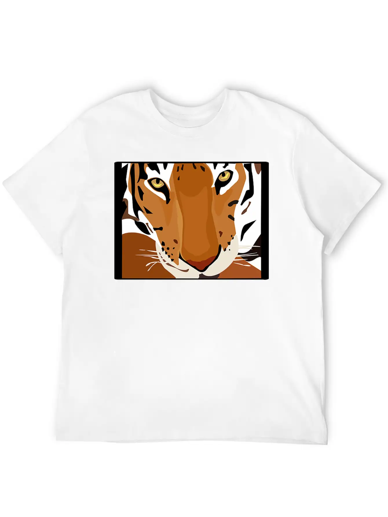 JUNGLECONTEST TIGER 2 Unisex Short Sleeve Soft Cotton T-Shirt – Casual Everyday Wear