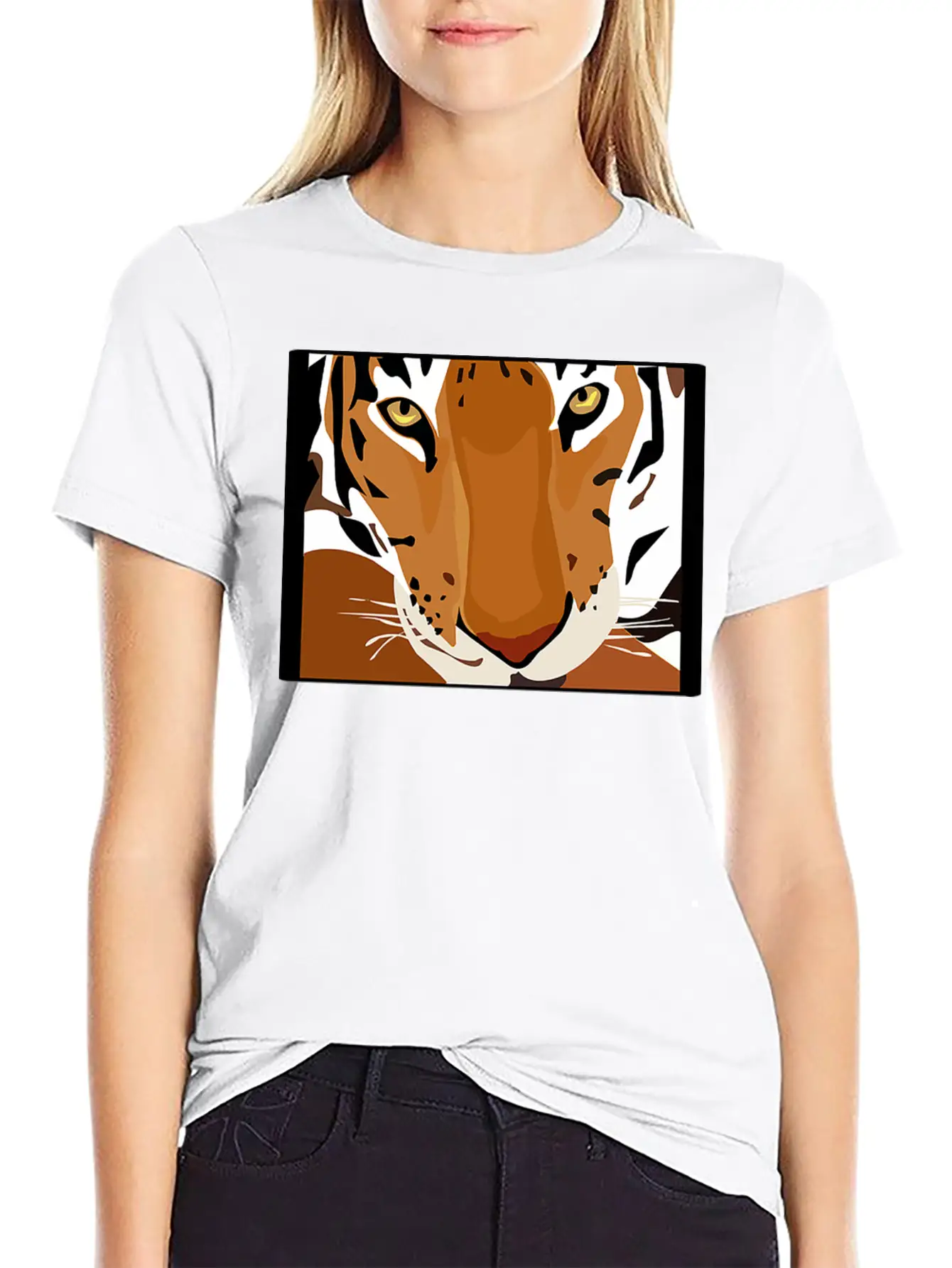 JUNGLECONTEST TIGER 2 Unisex Short Sleeve Soft Cotton T-Shirt – Casual Everyday Wear