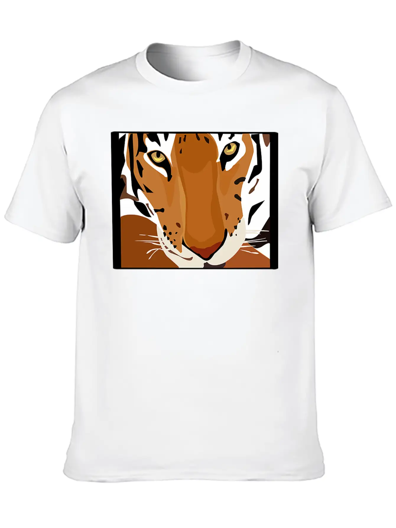 JUNGLECONTEST TIGER 2 Unisex Short Sleeve Soft Cotton T-Shirt – Casual Everyday Wear