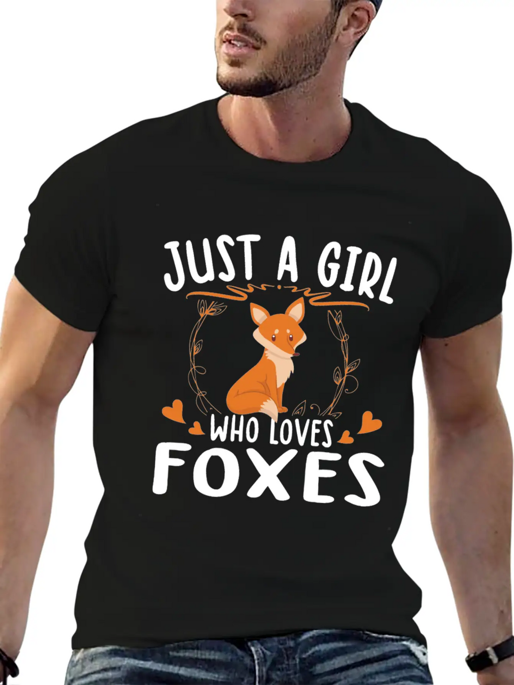 Just A Girl Who Loves Foxes For Fox Lovers Breathable Soft Cotton T-Shirt – Timeless Casual Look