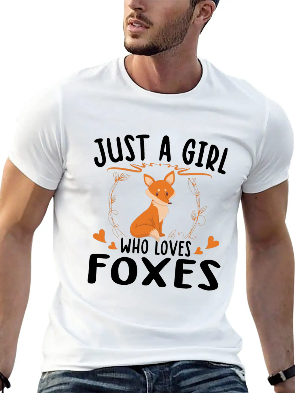 Just A Girl Who Loves Foxes For Fox Lovers Breathable Soft Cotton T-Shirt – Timeless Casual Look