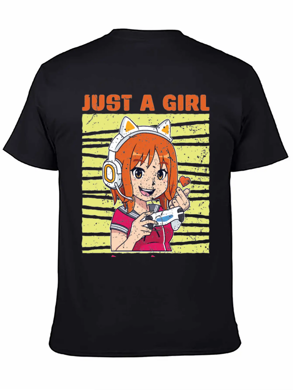 Just A Girl Who Loves Gaming And K Pop K Pop Stylish Everyday T-Shirt – Unisex Basic Cotton Tee