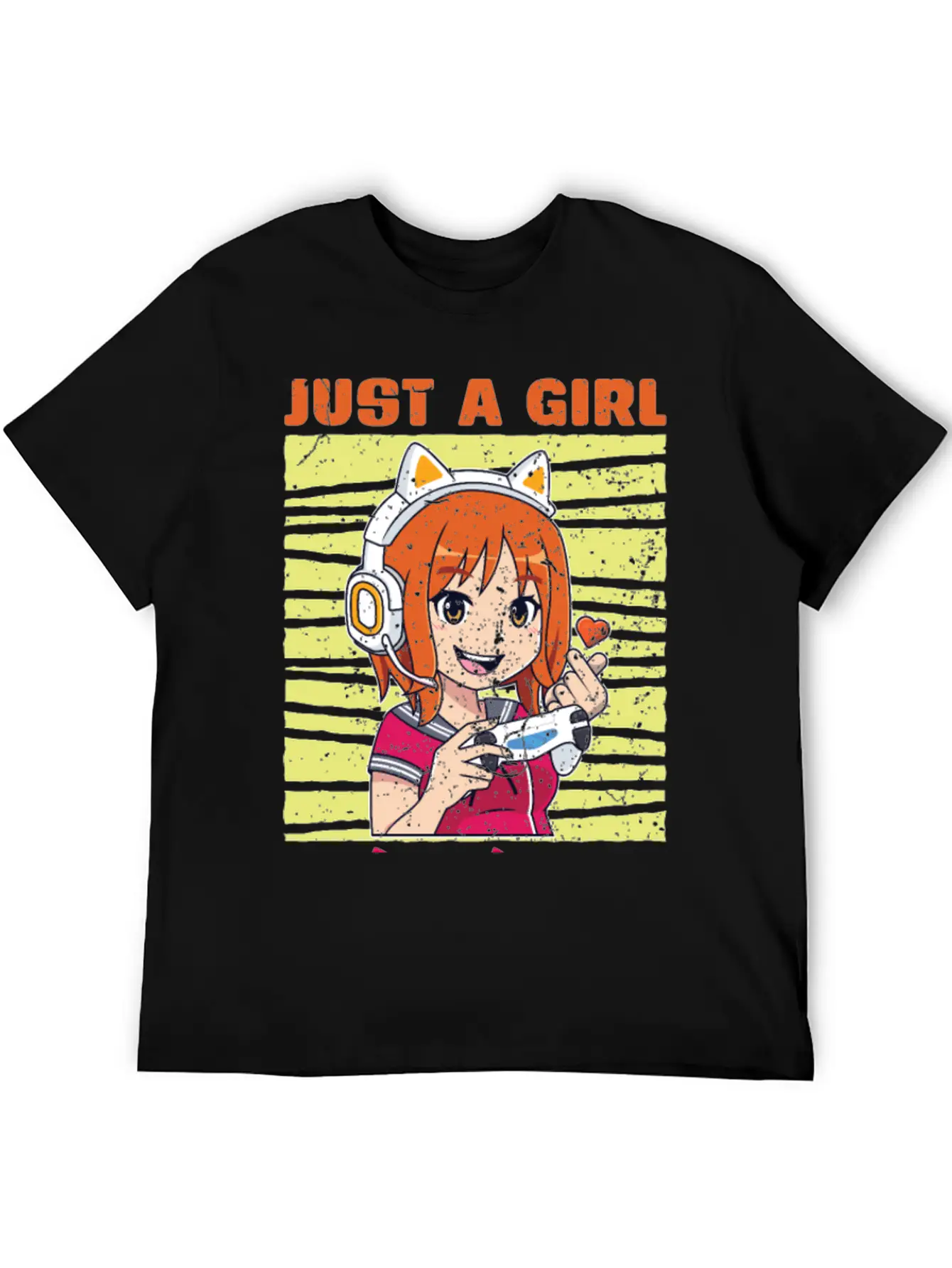Just A Girl Who Loves Gaming And K Pop K Pop Stylish Everyday T-Shirt – Unisex Basic Cotton Tee