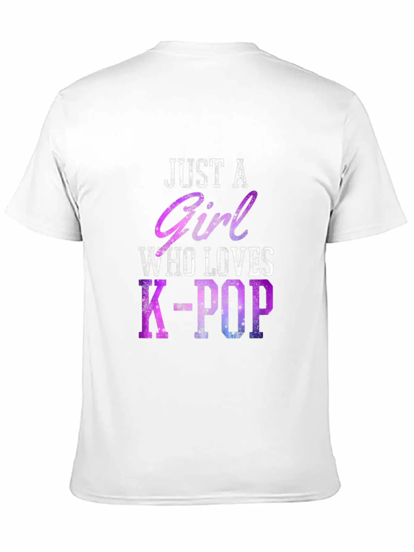 Just A Girl Who Loves K Pop Breathable Soft Cotton T-Shirt – Timeless Casual Look