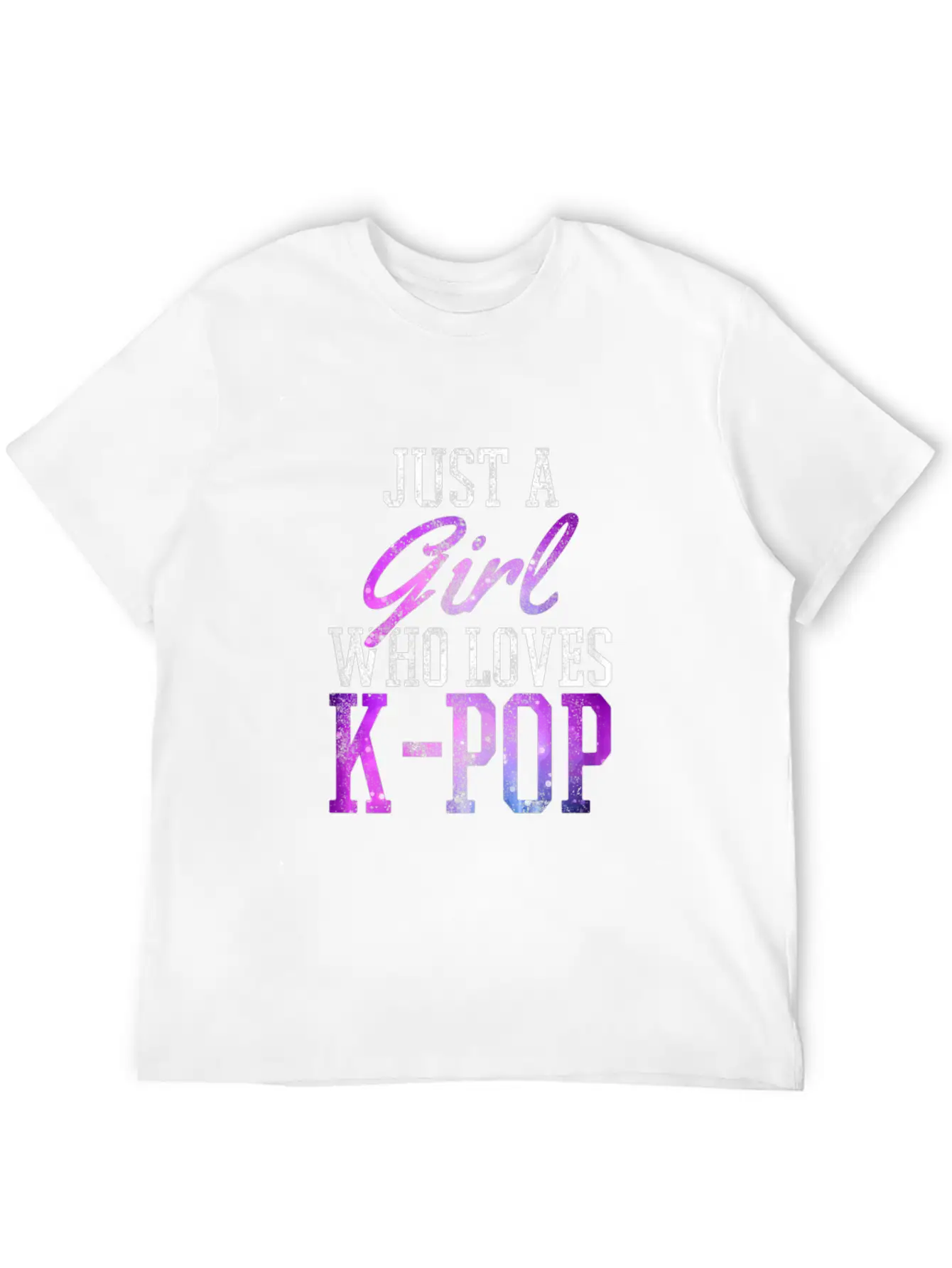 Just A Girl Who Loves K Pop Breathable Soft Cotton T-Shirt – Timeless Casual Look