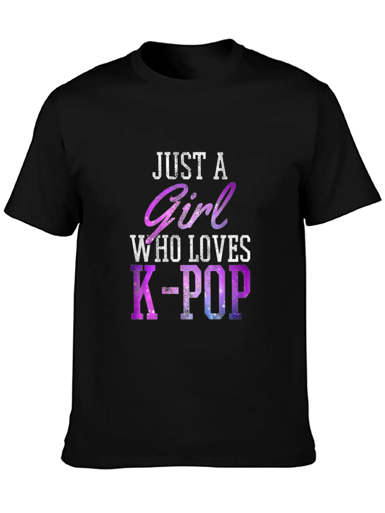 Just A Girl Who Loves K Pop Breathable Soft Cotton T-Shirt – Timeless Casual Look