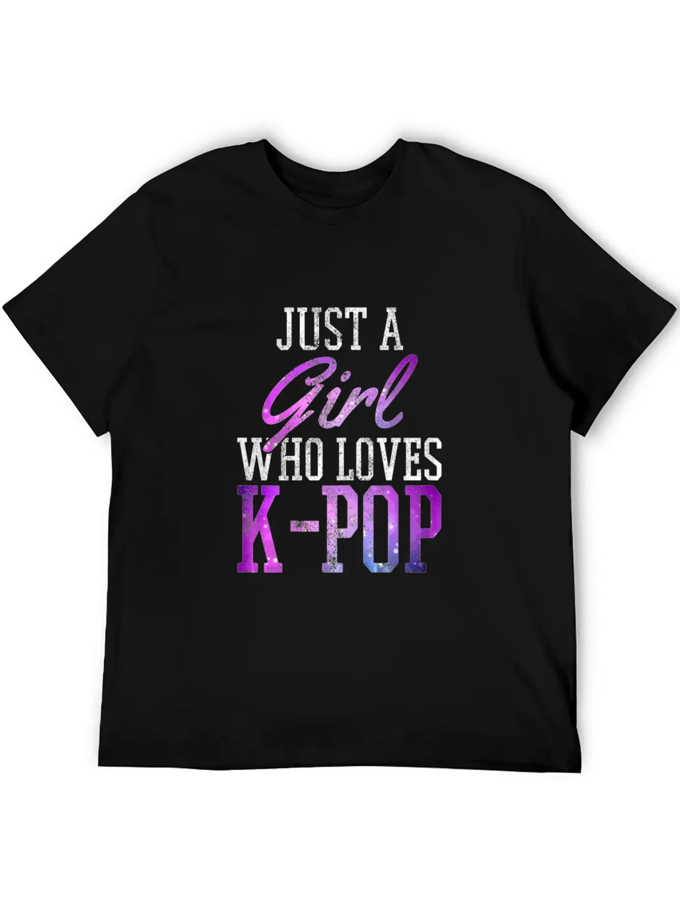 Just A Girl Who Loves K Pop Breathable Soft Cotton T-Shirt – Timeless Casual Look