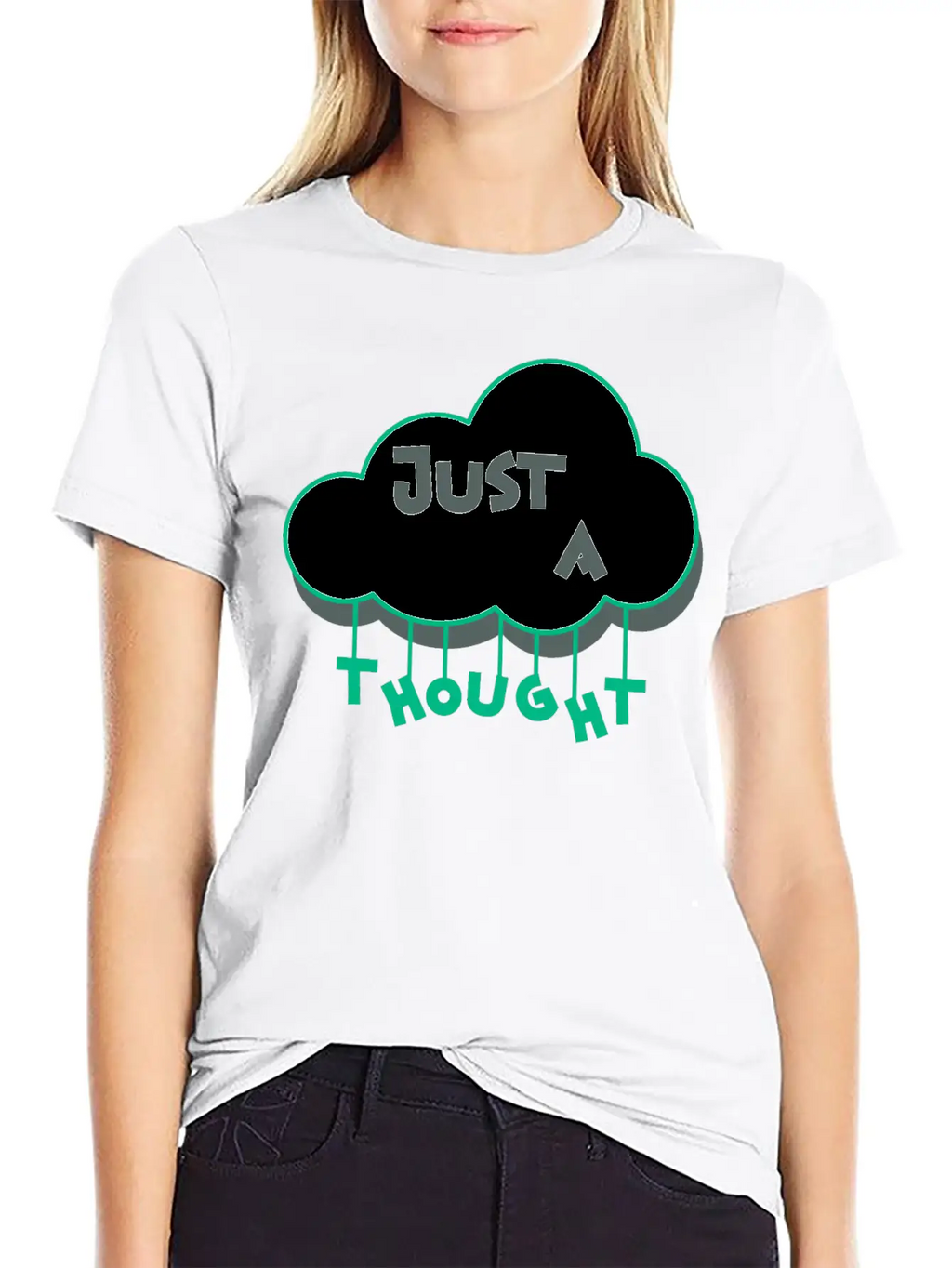 Just A Thought Breathable Soft Cotton T-Shirt – Timeless Casual Look
