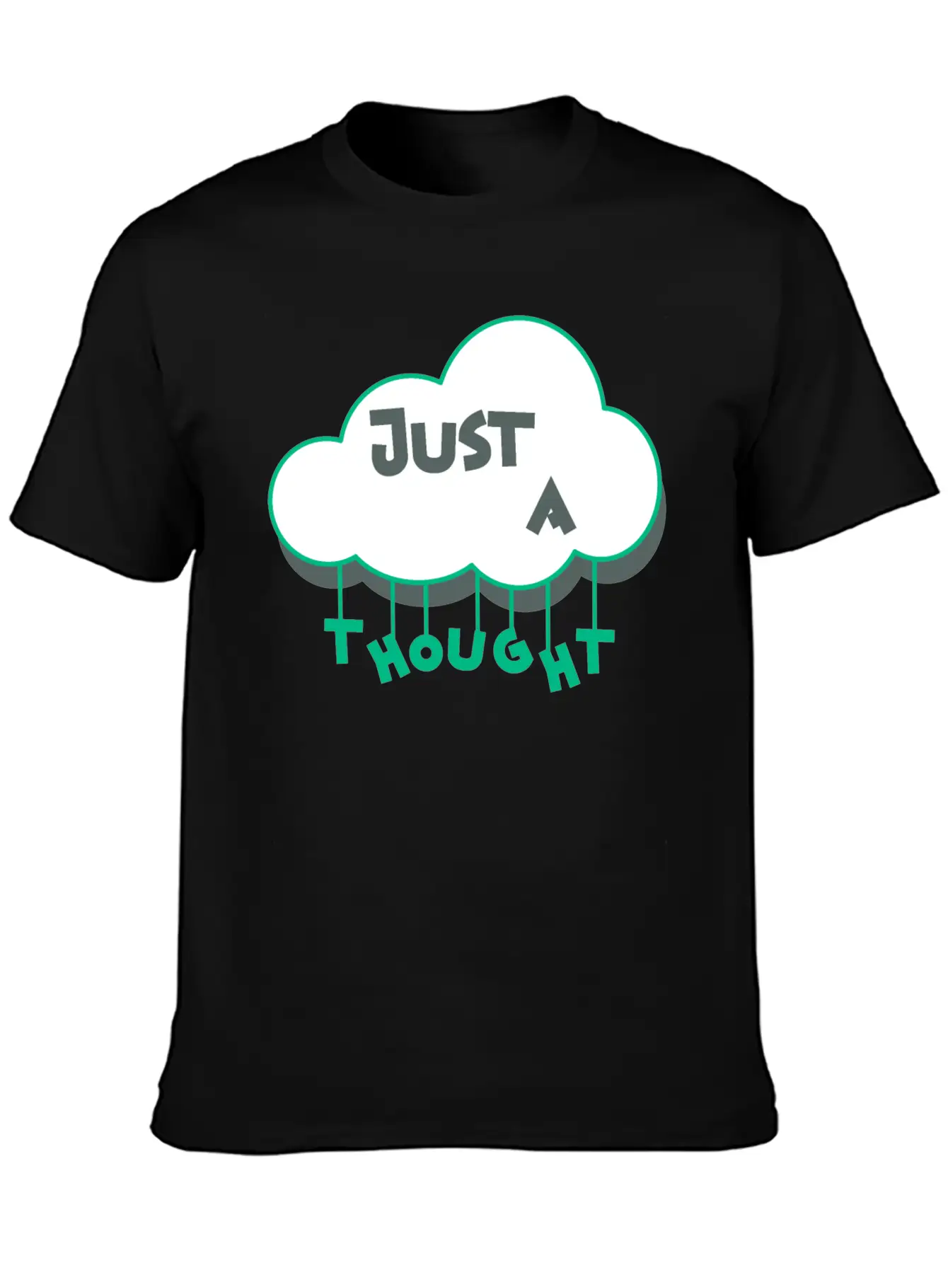 Just A Thought Breathable Soft Cotton T-Shirt – Timeless Casual Look
