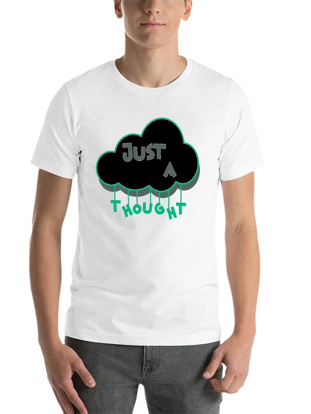 Just A Thought Breathable Soft Cotton T-Shirt – Timeless Casual Look