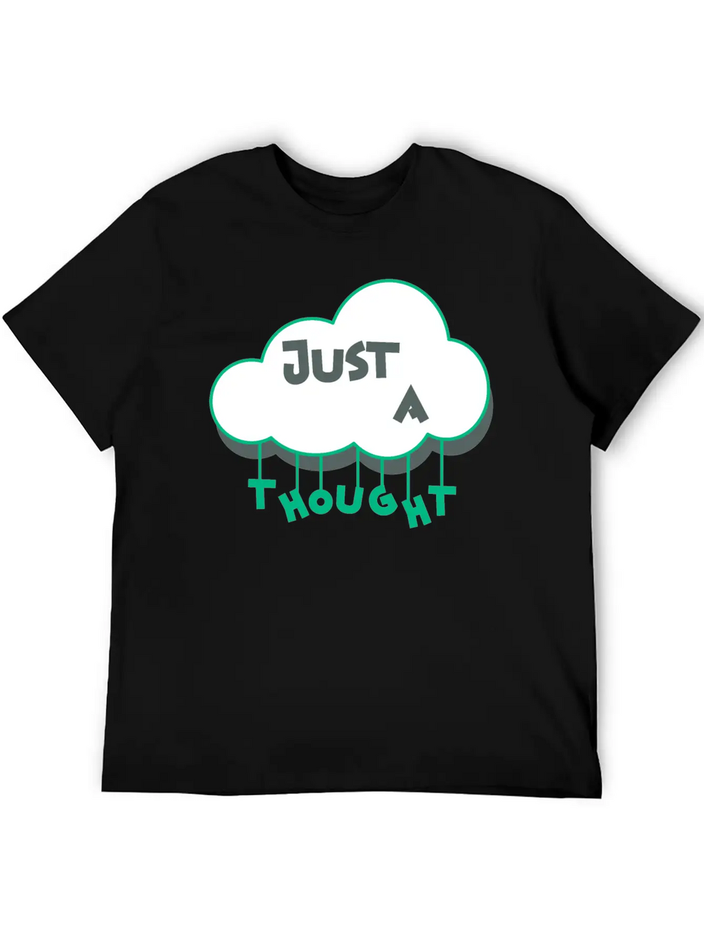 Just A Thought Breathable Soft Cotton T-Shirt – Timeless Casual Look