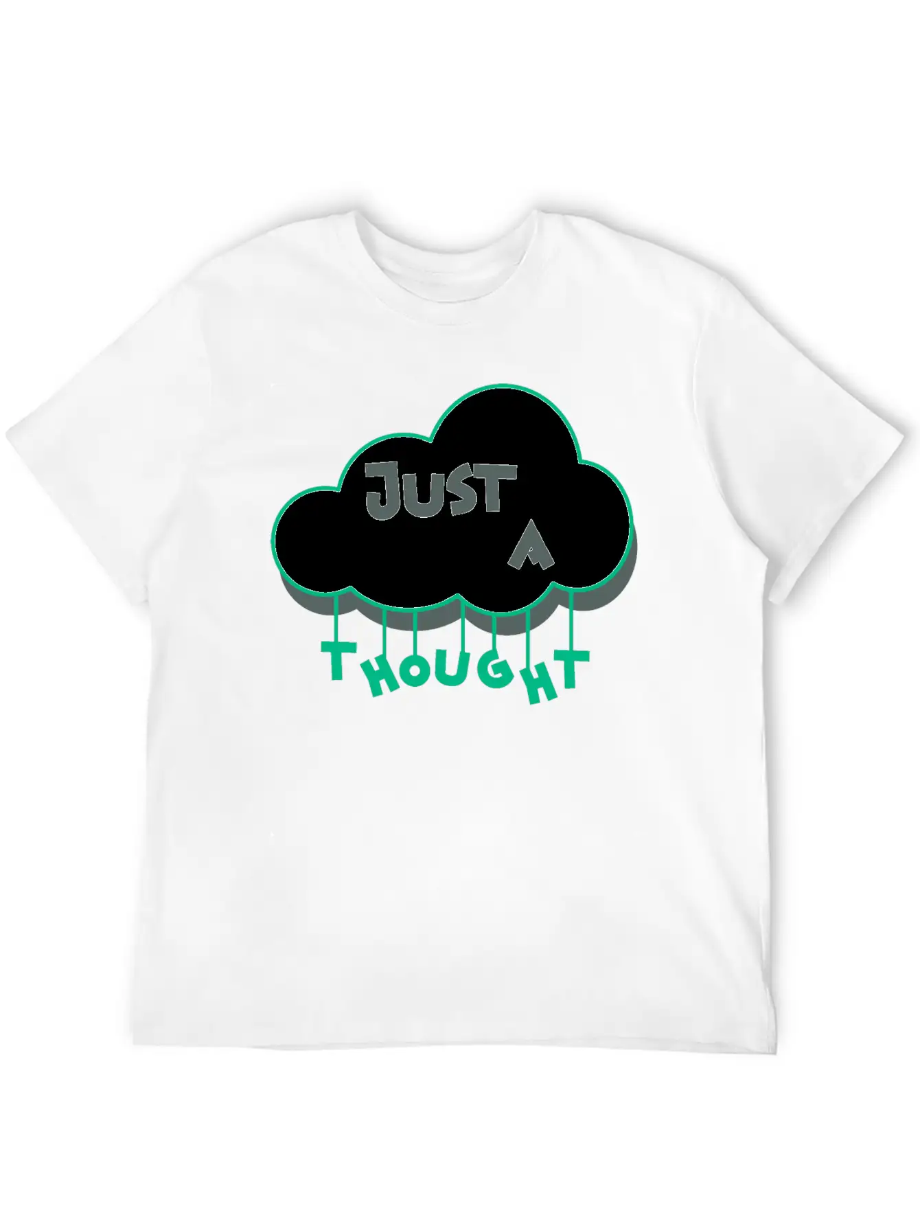 Just A Thought Breathable Soft Cotton T-Shirt – Timeless Casual Look