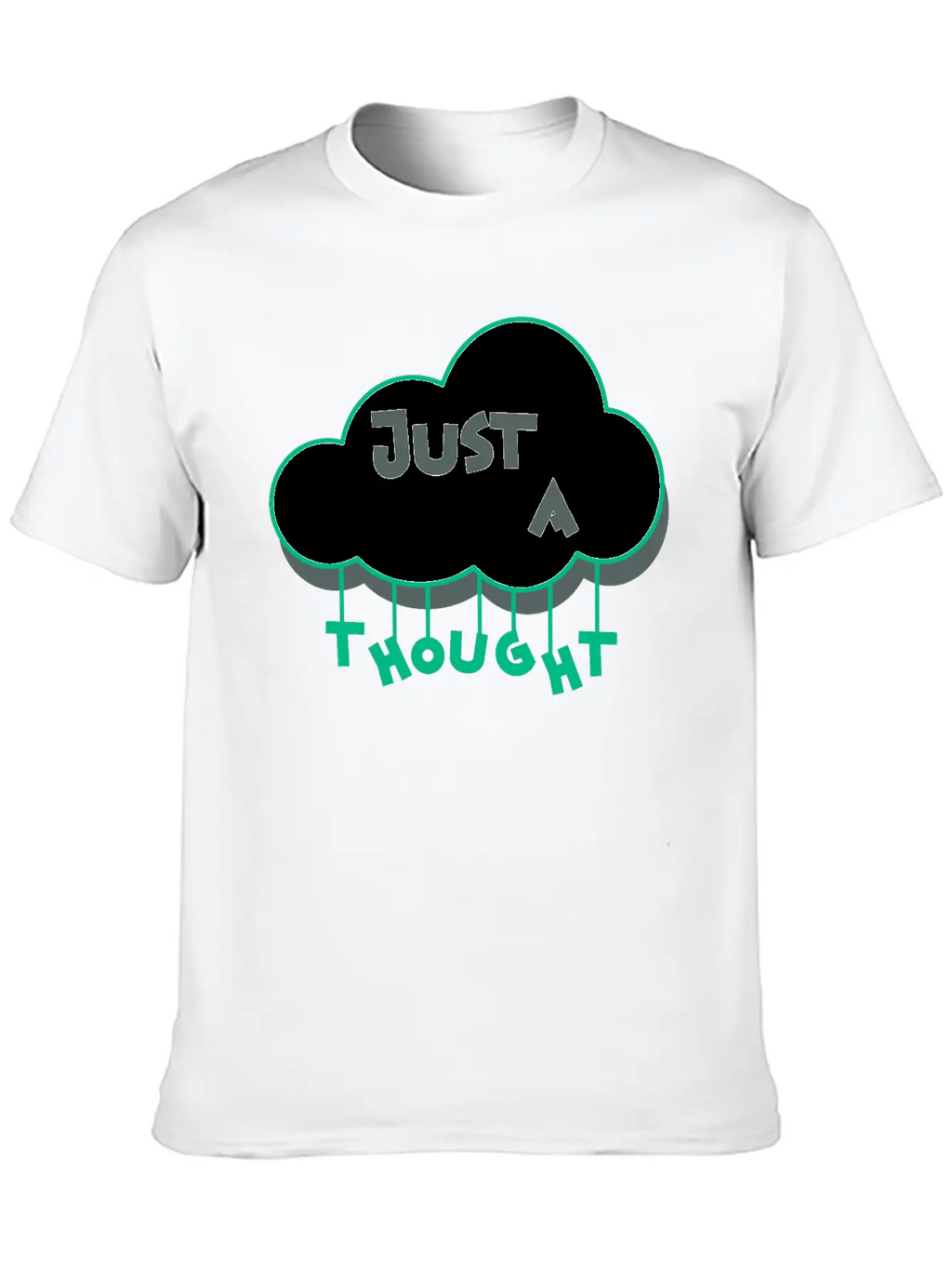 Just A Thought Breathable Soft Cotton T-Shirt – Timeless Casual Look
