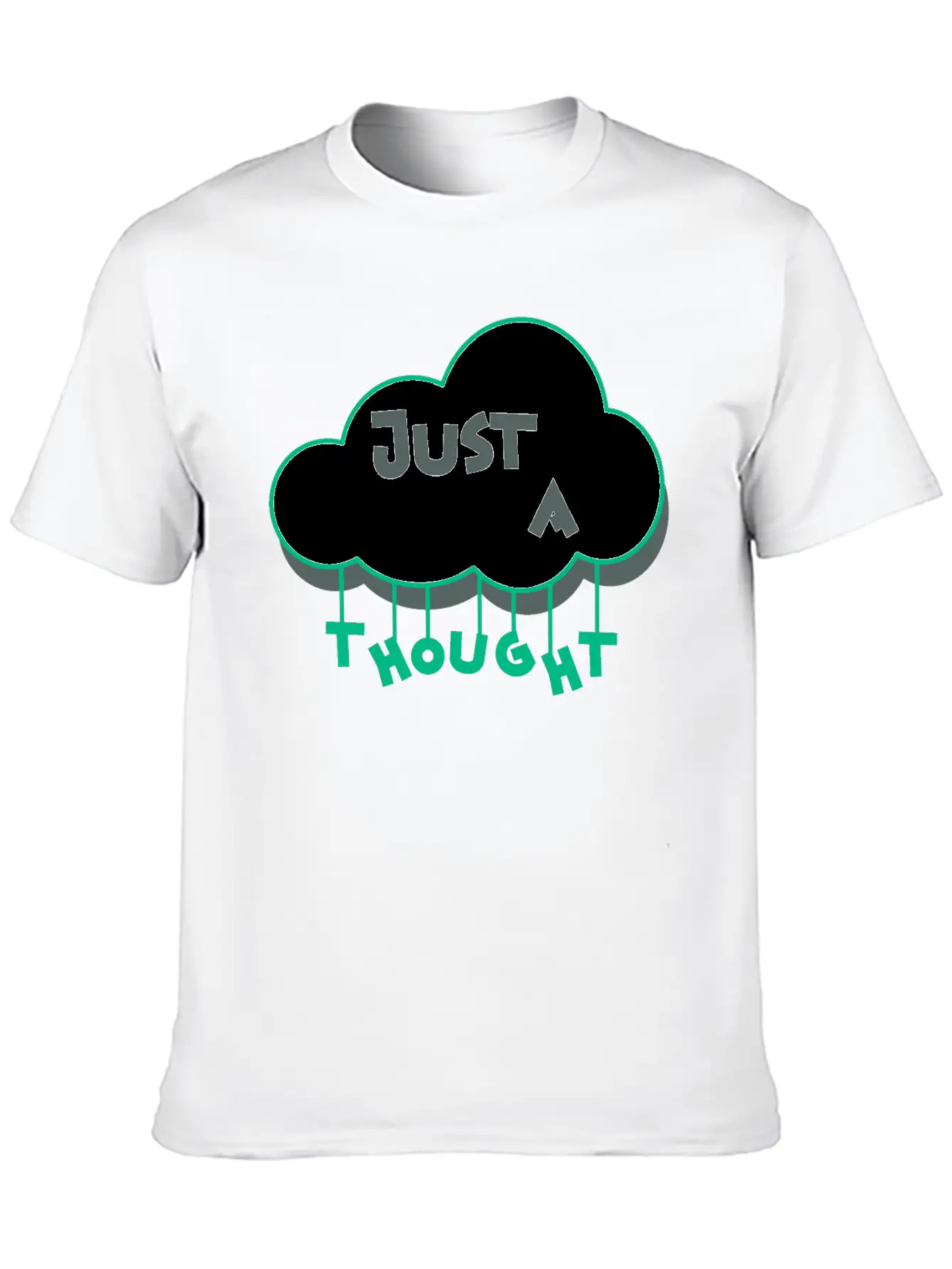 Just A Thought Breathable Soft Cotton T-Shirt – Timeless Casual Look