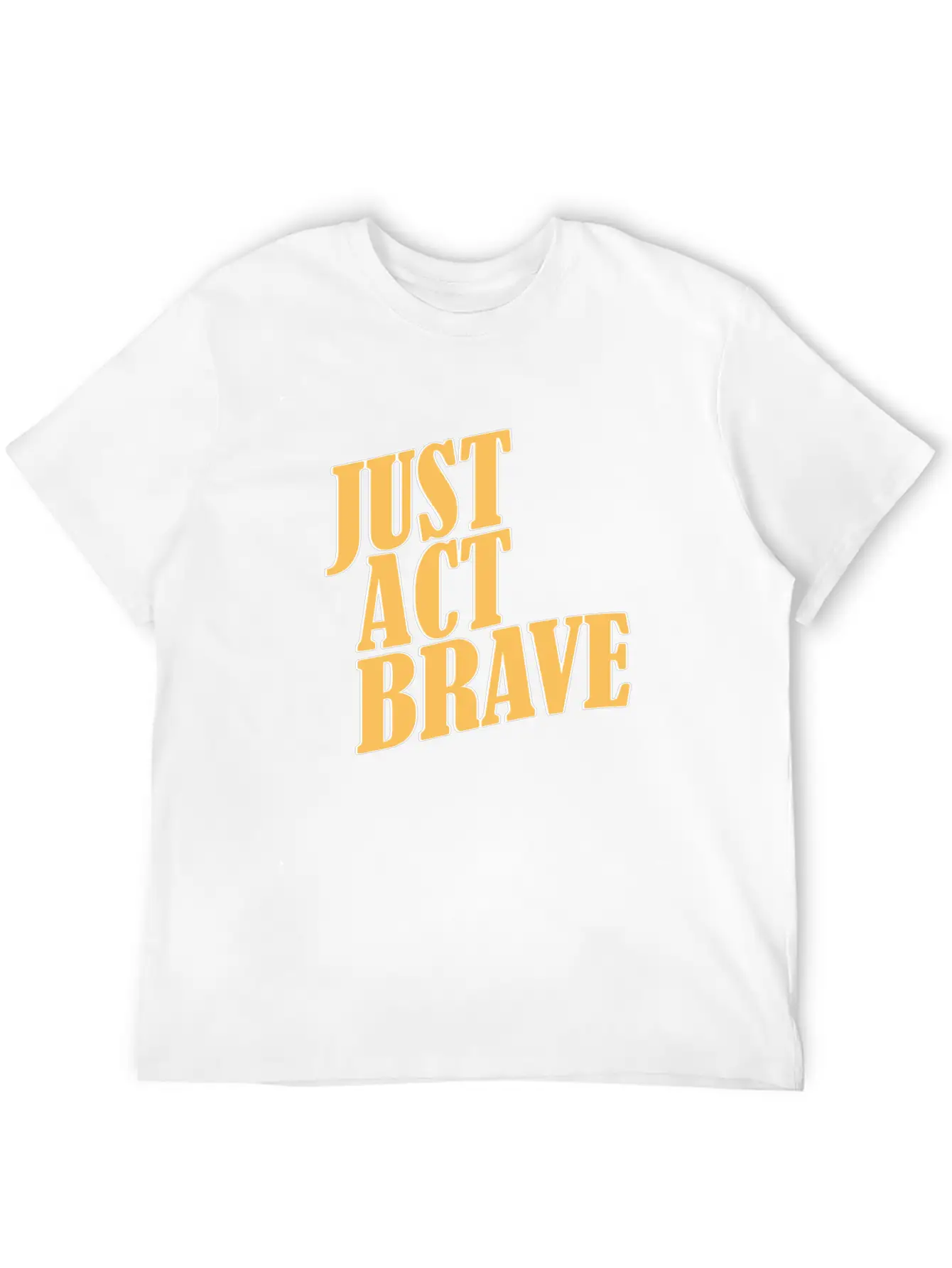 JUST ACT BRAVE Breathable Soft Cotton T-Shirt – Timeless Casual Look