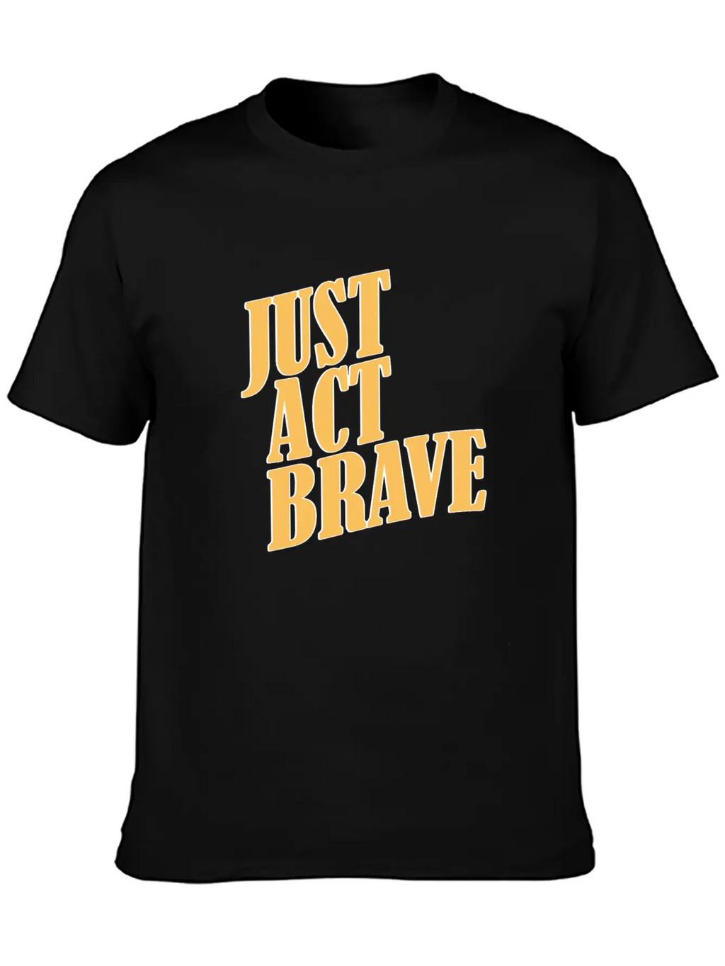 JUST ACT BRAVE Breathable Soft Cotton T-Shirt – Timeless Casual Look