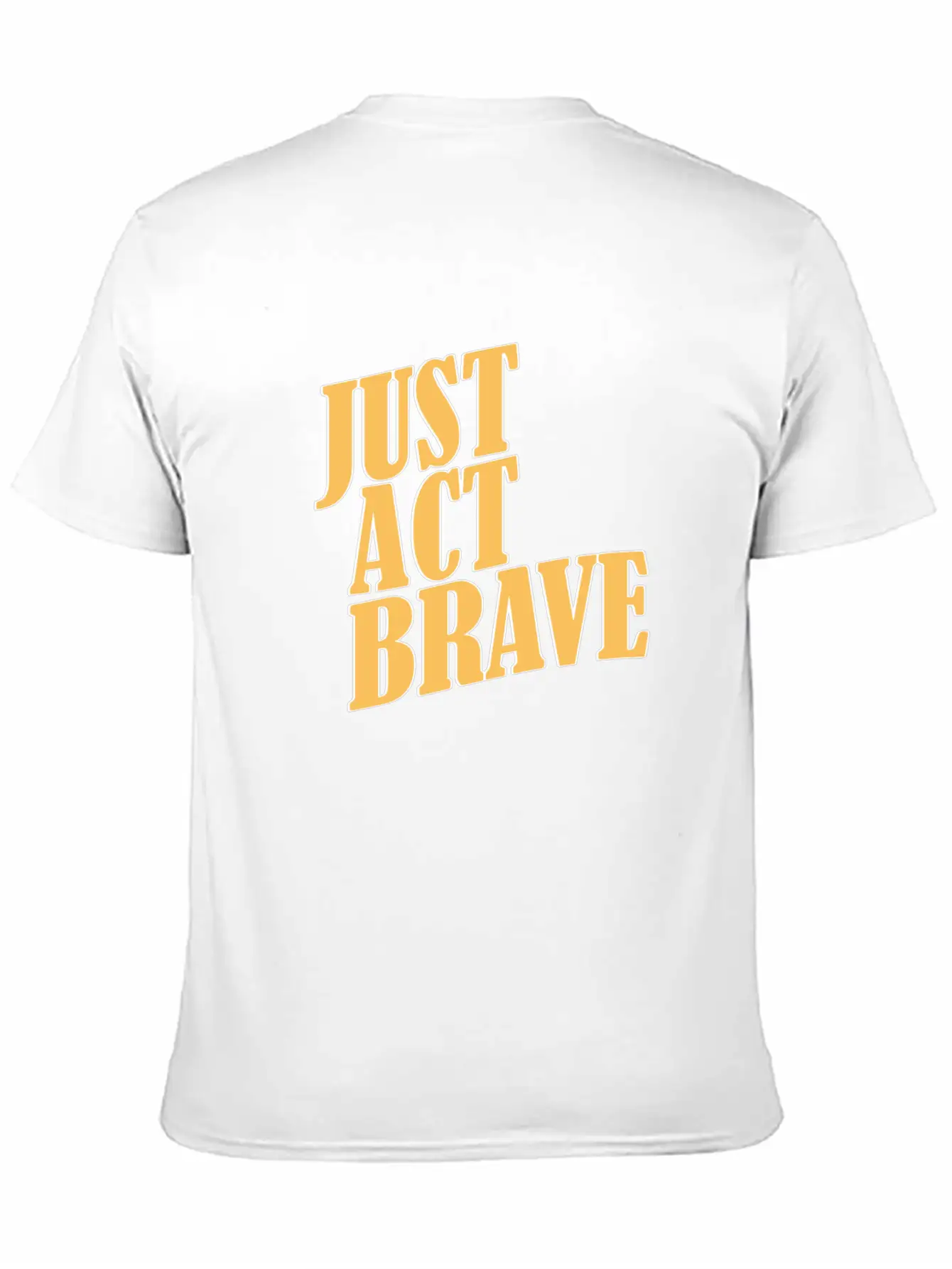 JUST ACT BRAVE Breathable Soft Cotton T-Shirt – Timeless Casual Look