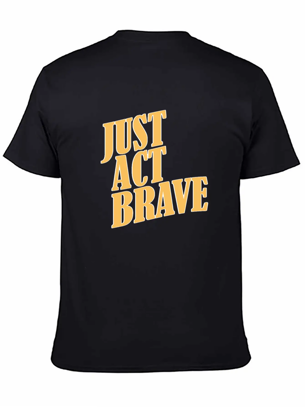 JUST ACT BRAVE Breathable Soft Cotton T-Shirt – Timeless Casual Look