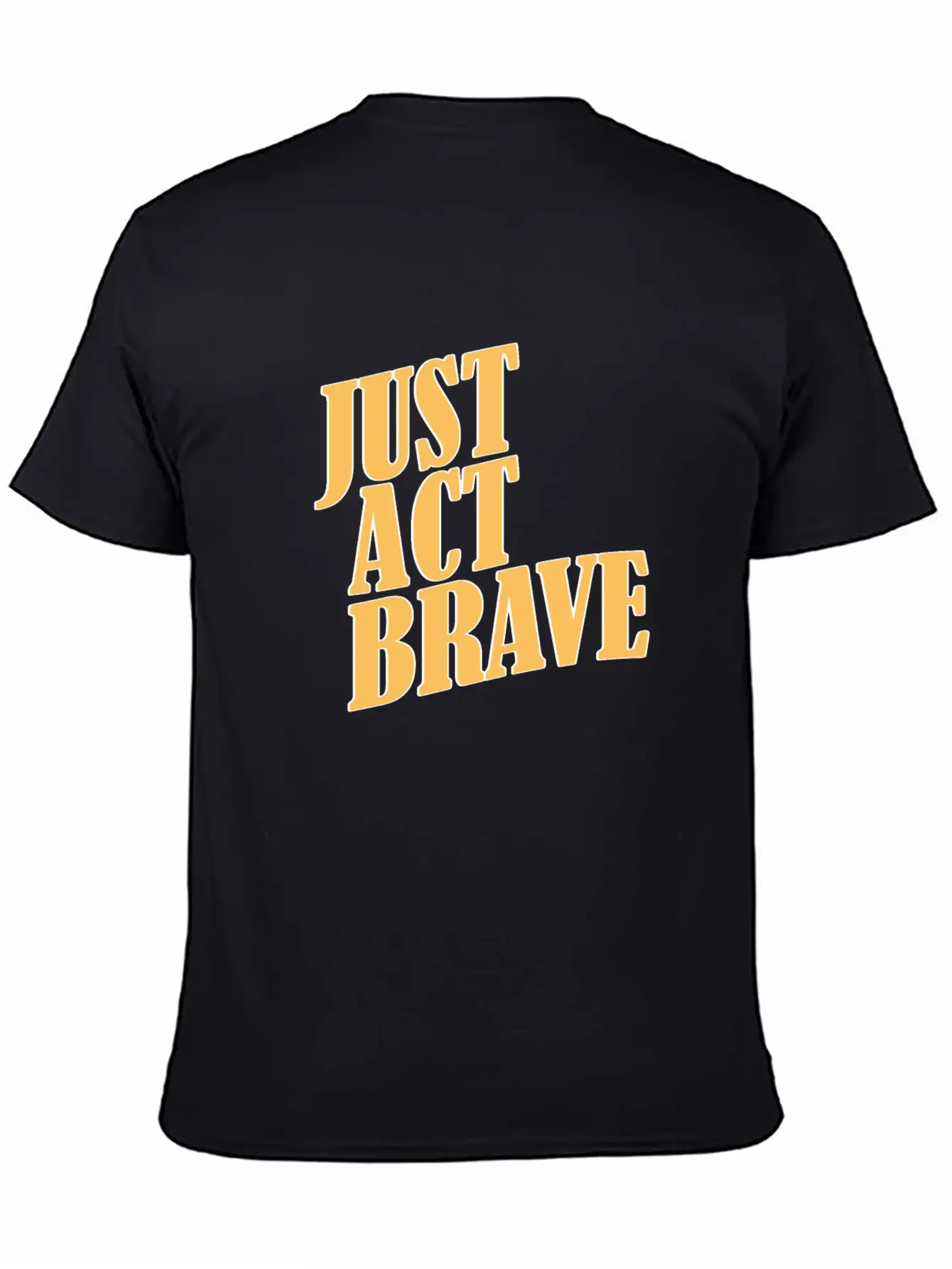 JUST ACT BRAVE Breathable Soft Cotton T-Shirt – Timeless Casual Look