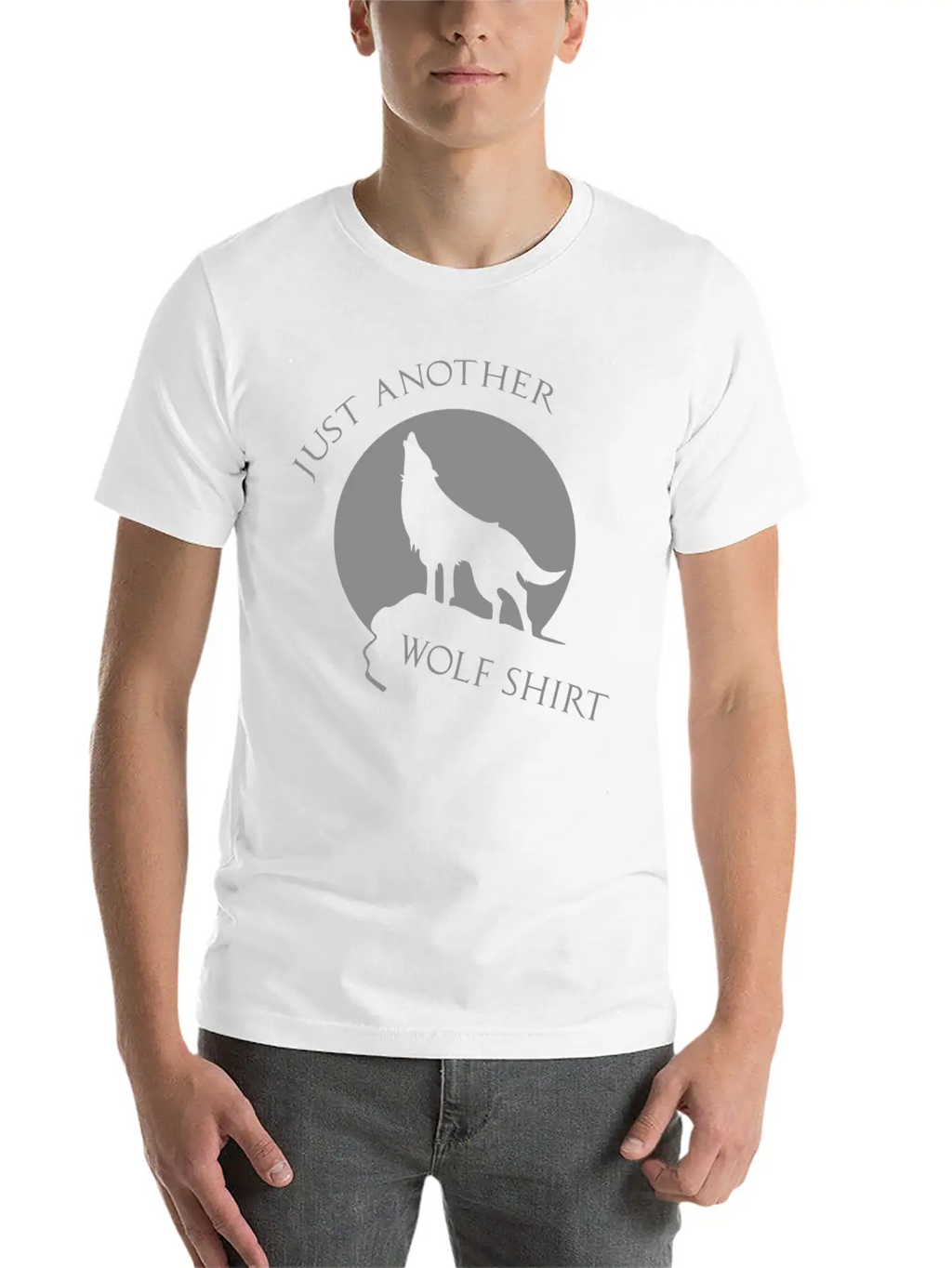 Just Another Wolf Shirt Casual Graphic T-Shirt – Simple And Comfortable Daily Wear