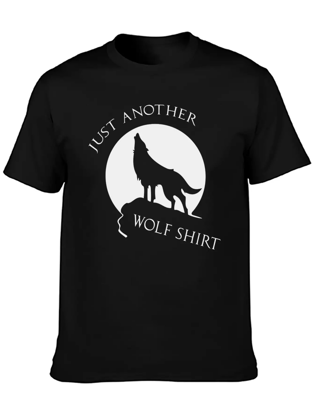 Just Another Wolf Shirt Casual Graphic T-Shirt – Simple And Comfortable Daily Wear