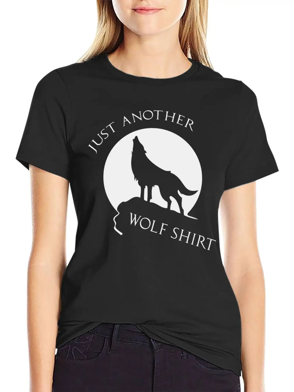Just Another Wolf Shirt Casual Graphic T-Shirt – Simple And Comfortable Daily Wear
