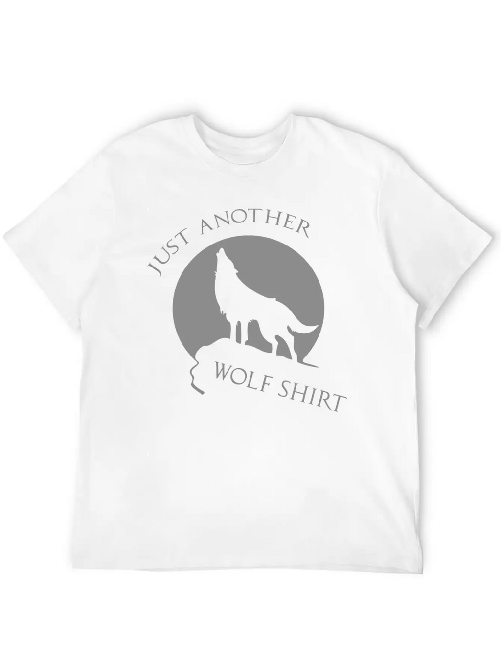 Just Another Wolf Shirt Casual Graphic T-Shirt – Simple And Comfortable Daily Wear