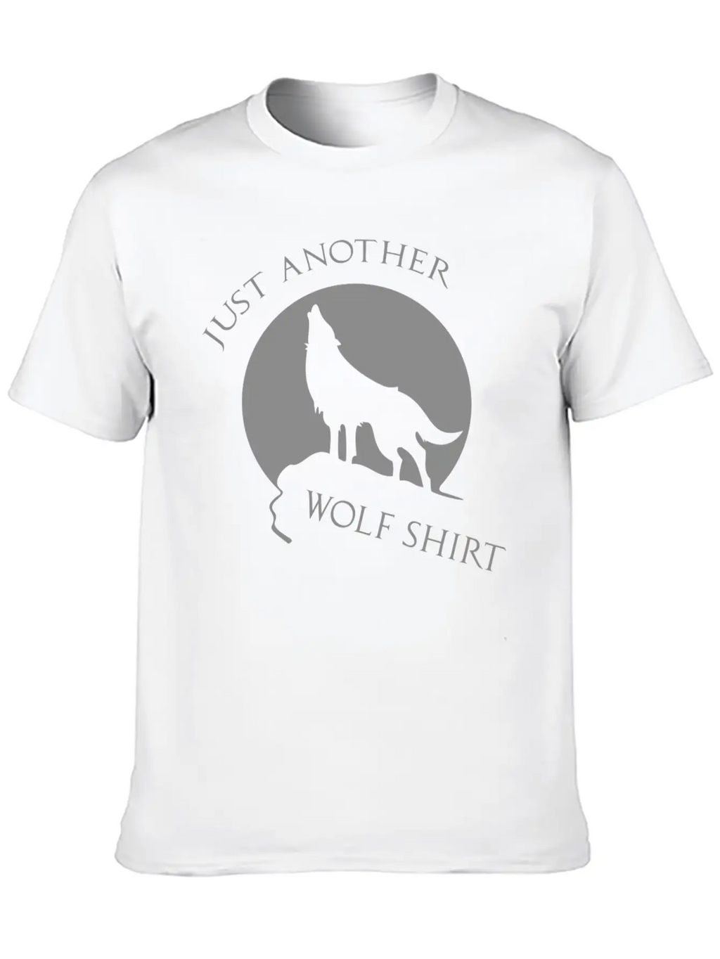 Just Another Wolf Shirt Casual Graphic T-Shirt – Simple And Comfortable Daily Wear