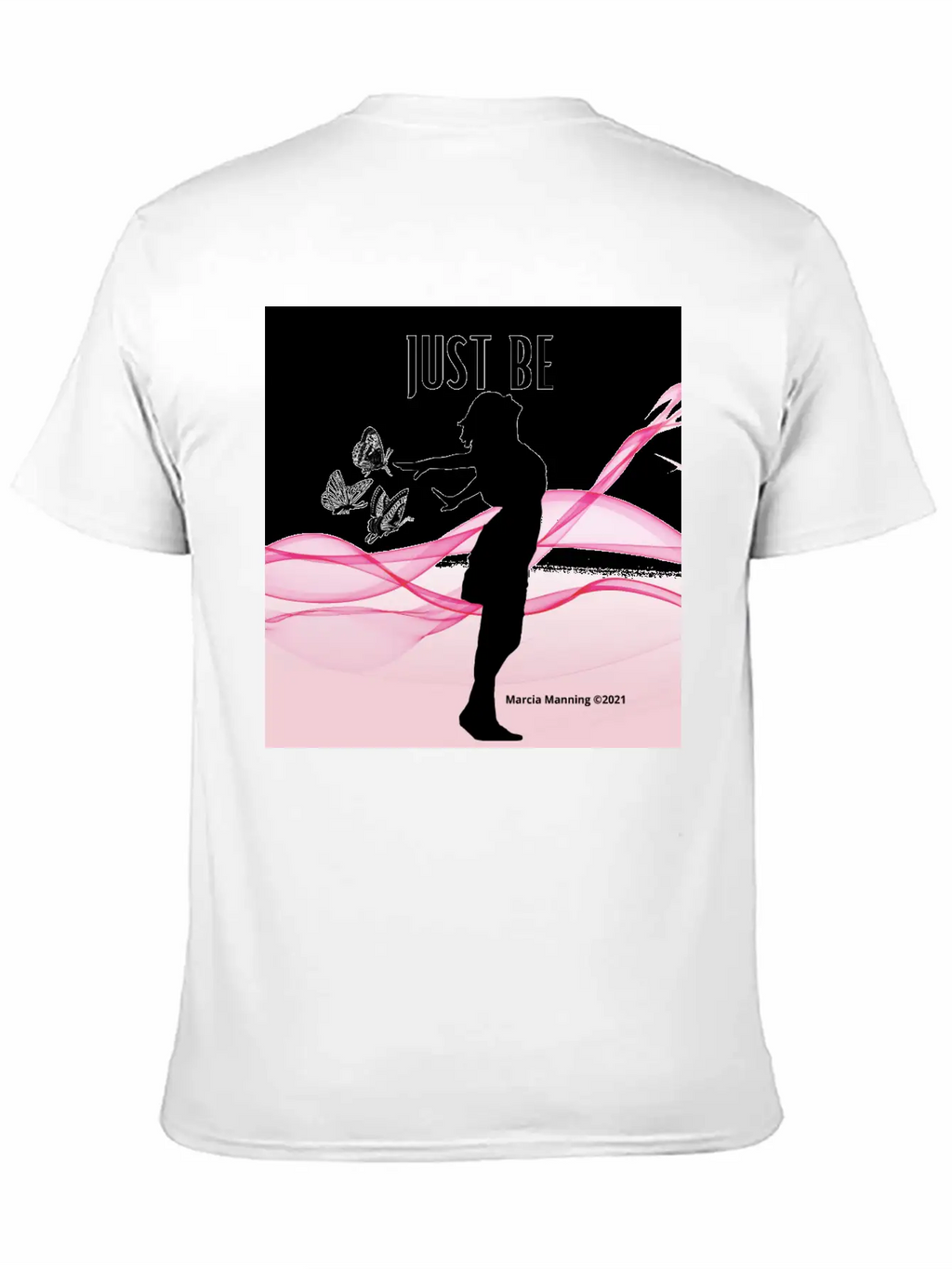 JUST BE Unisex Short Sleeve Soft Cotton T-Shirt – Casual Everyday Wear