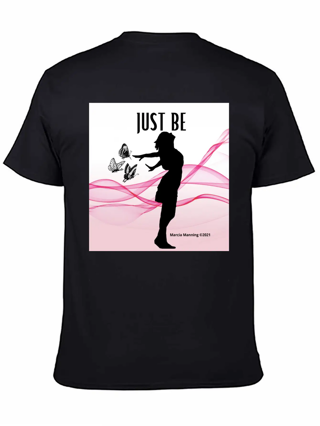 JUST BE Unisex Short Sleeve Soft Cotton T-Shirt – Casual Everyday Wear