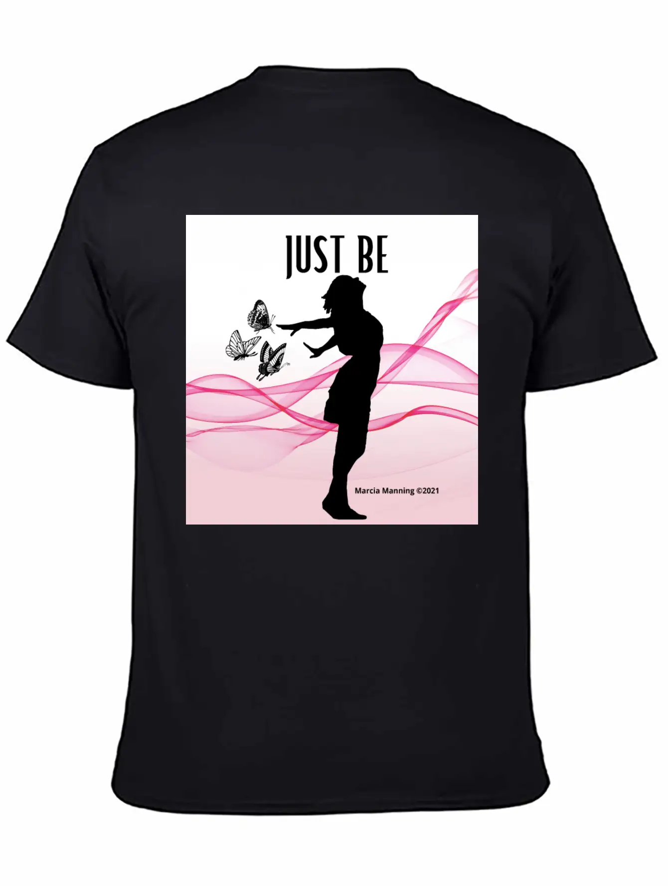 JUST BE Unisex Short Sleeve Soft Cotton T-Shirt – Casual Everyday Wear