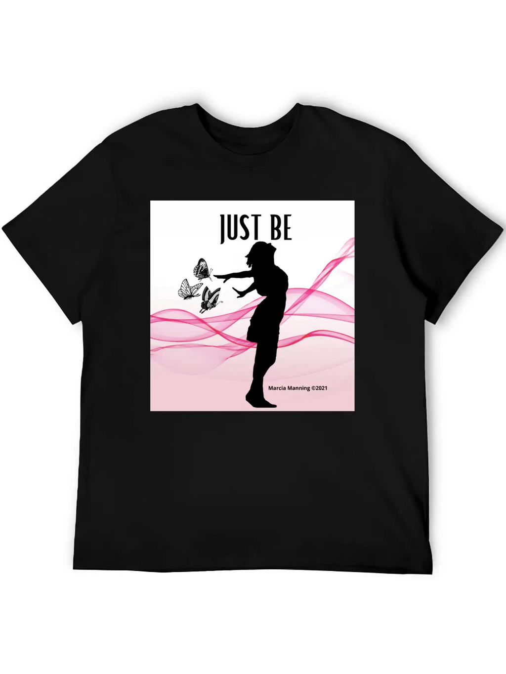 JUST BE Unisex Short Sleeve Soft Cotton T-Shirt – Casual Everyday Wear