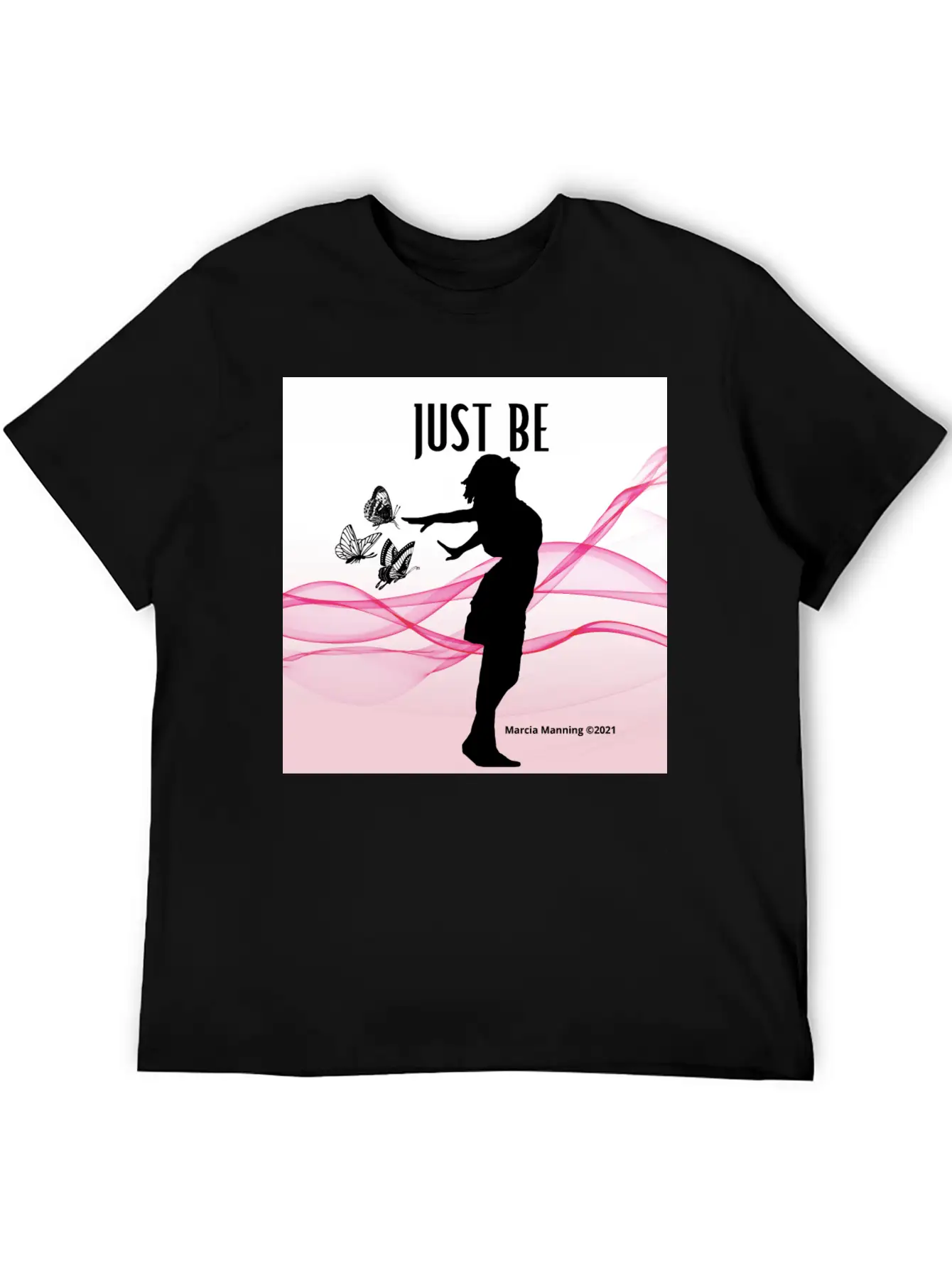 JUST BE Unisex Short Sleeve Soft Cotton T-Shirt – Casual Everyday Wear