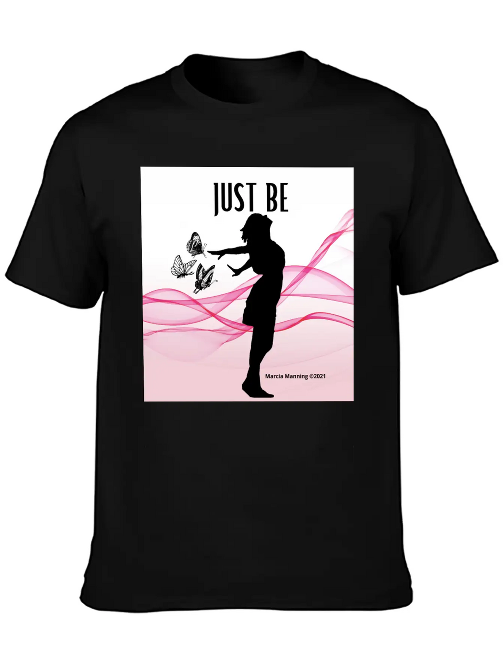 JUST BE Unisex Short Sleeve Soft Cotton T-Shirt – Casual Everyday Wear