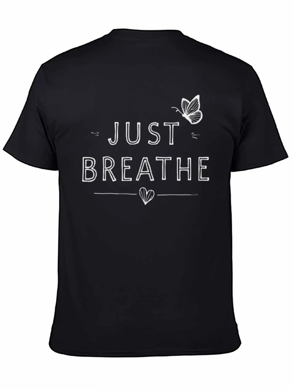 Just Breathe: Find Your Calm Unisex Casual T-Shirt – Clean Design For Daily Comfort