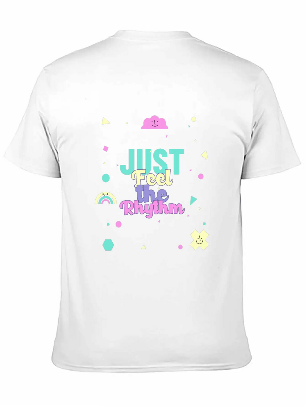 Just Feel The Rhythm Essential Cotton Tee For Daily Outfits – Unisex Style