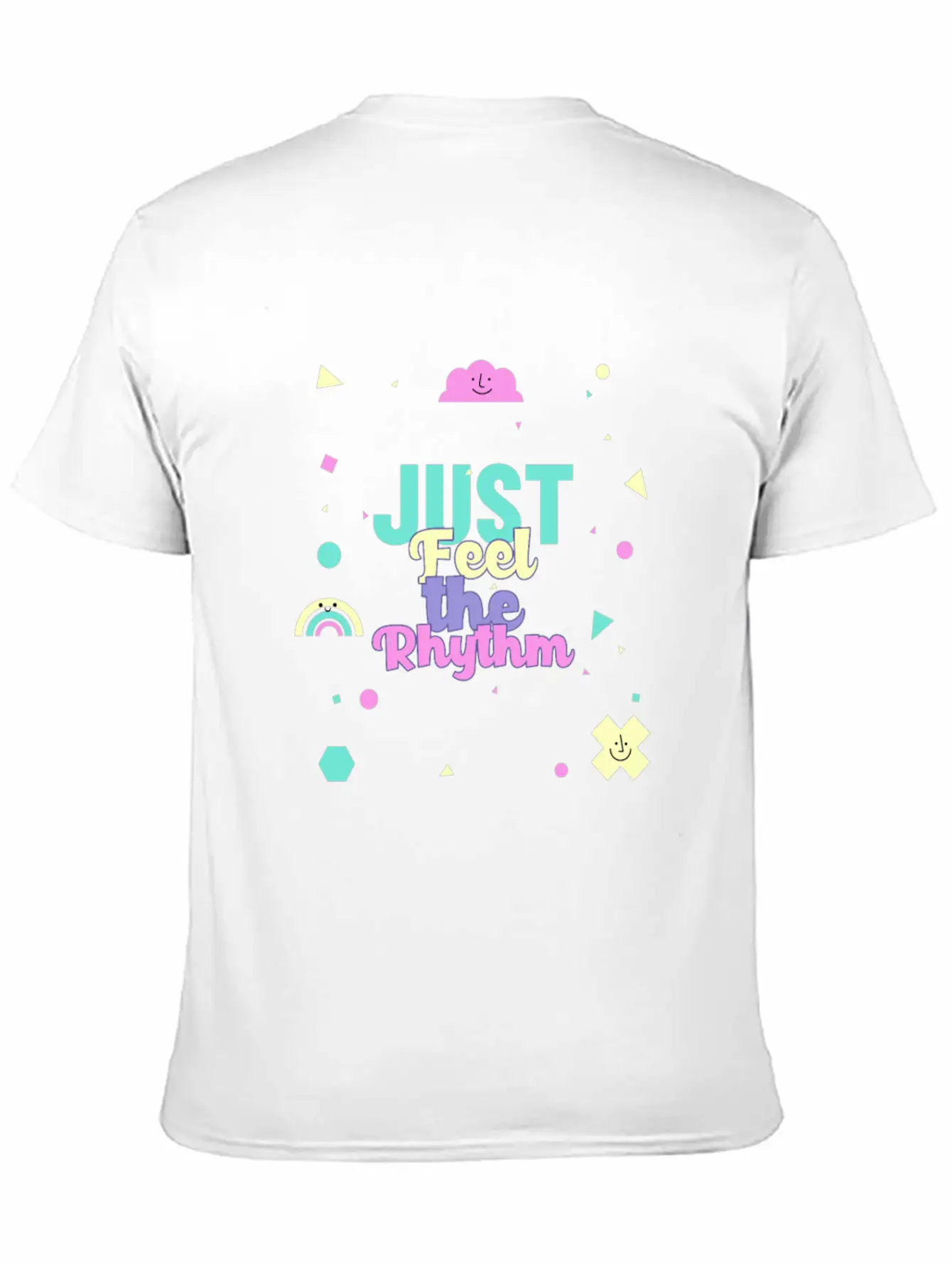Just Feel The Rhythm Essential Cotton Tee For Daily Outfits – Unisex Style