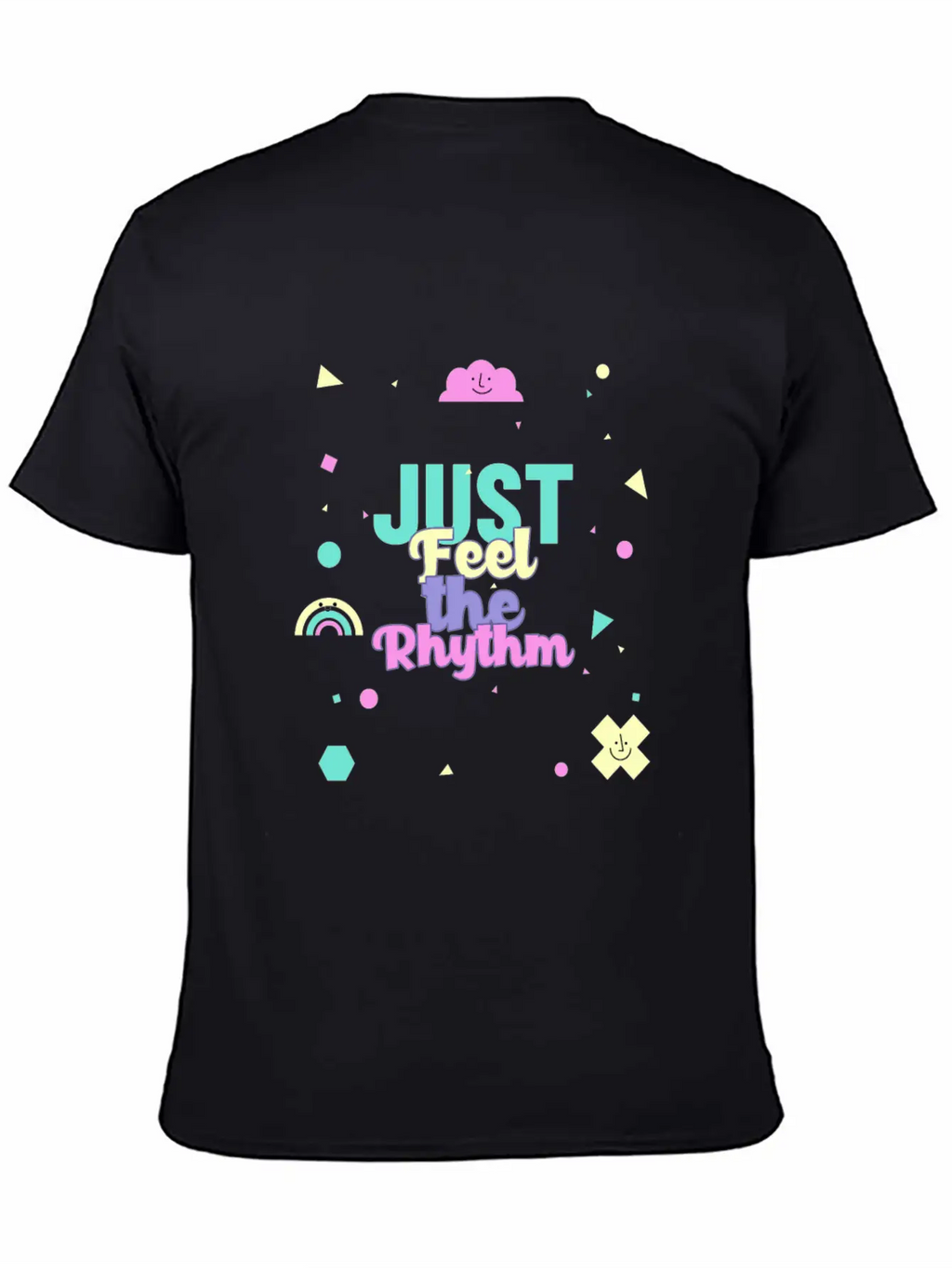 Just Feel The Rhythm Essential Cotton Tee For Daily Outfits – Unisex Style