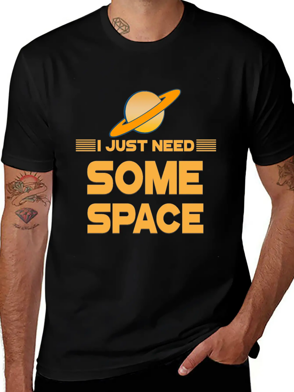 Just Need Space Stylish Everyday T-Shirt – Unisex Basic Cotton Tee
