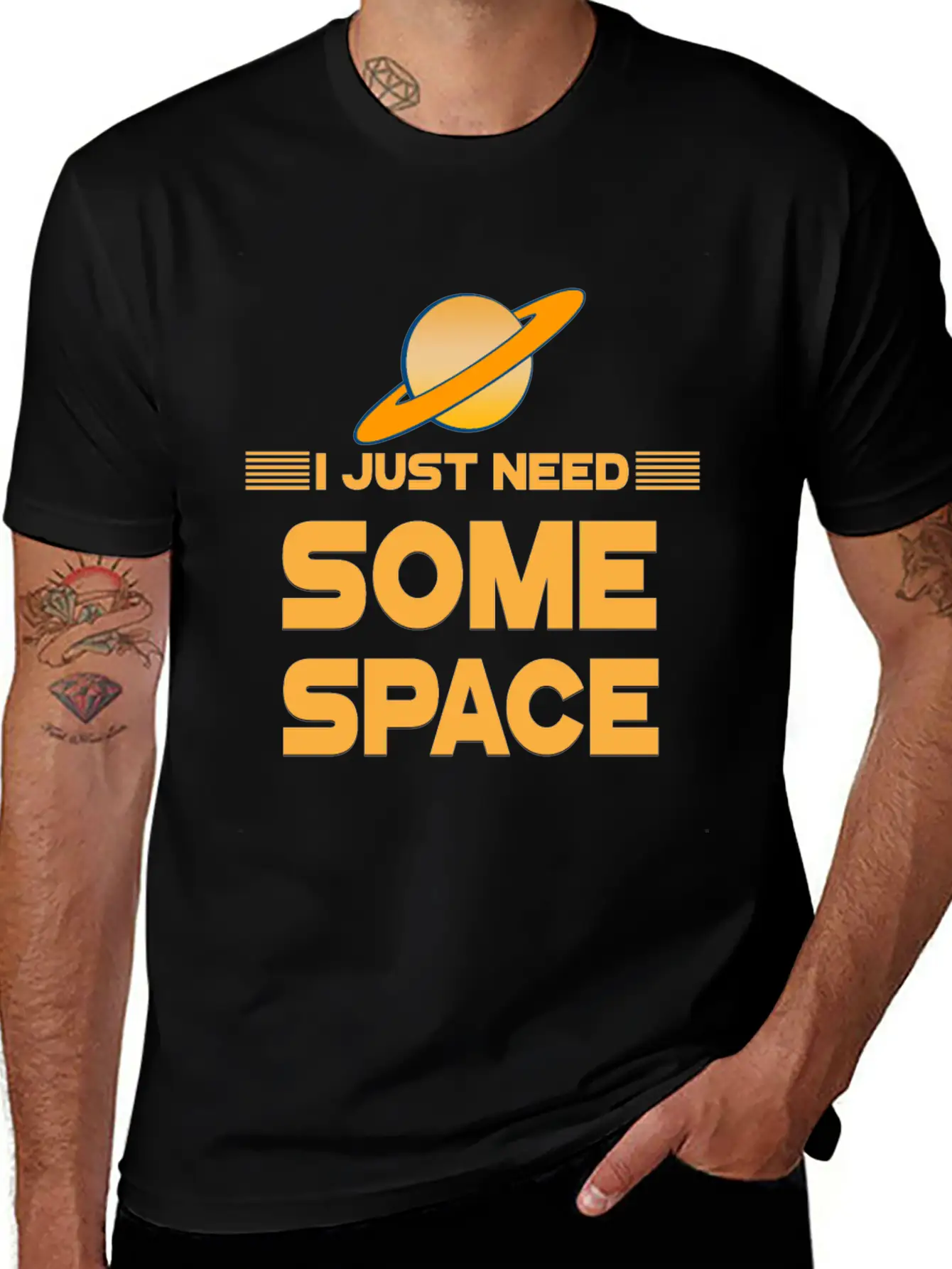 Just Need Space Stylish Everyday T-Shirt – Unisex Basic Cotton Tee