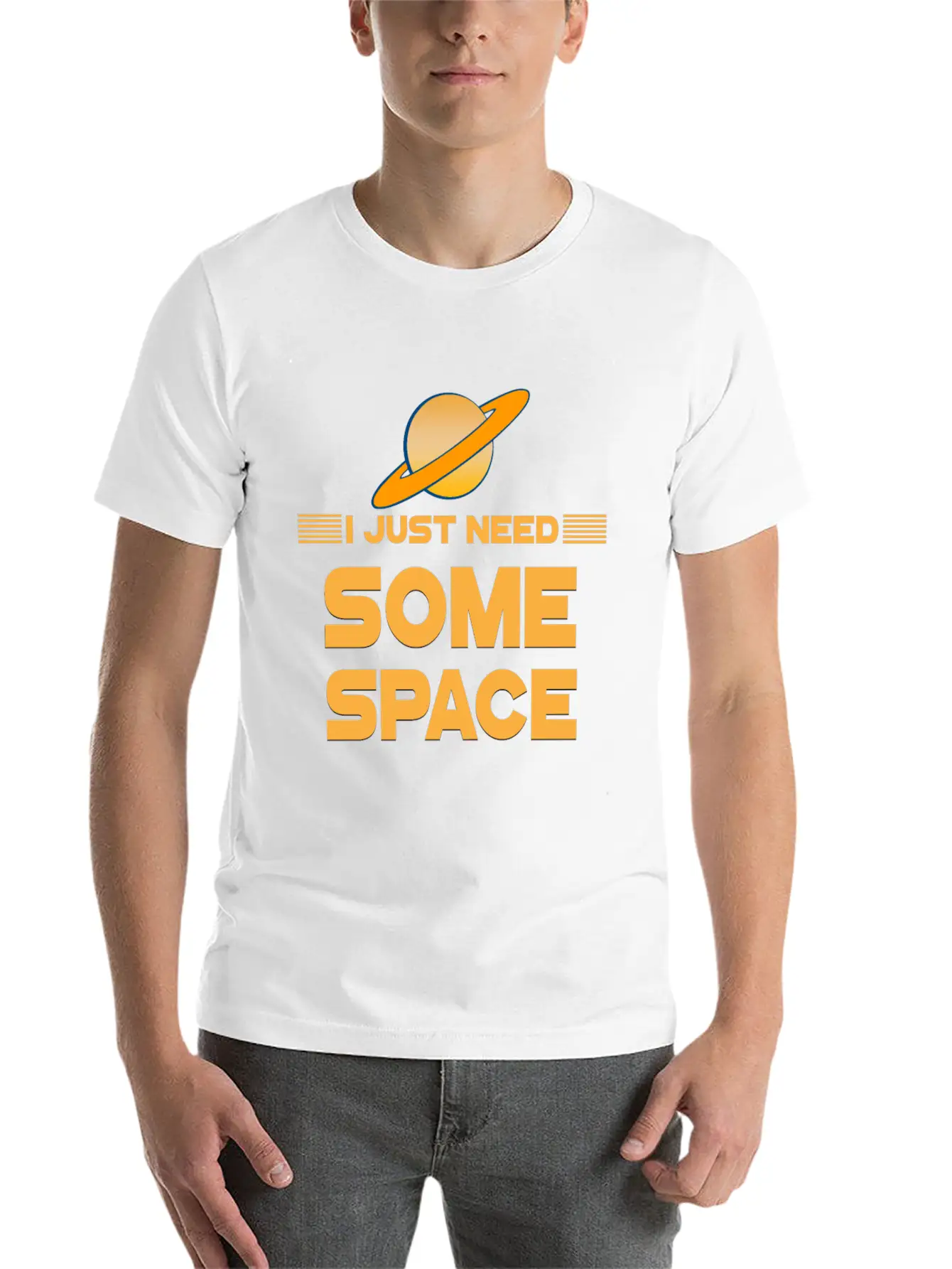Just Need Space Stylish Everyday T-Shirt – Unisex Basic Cotton Tee