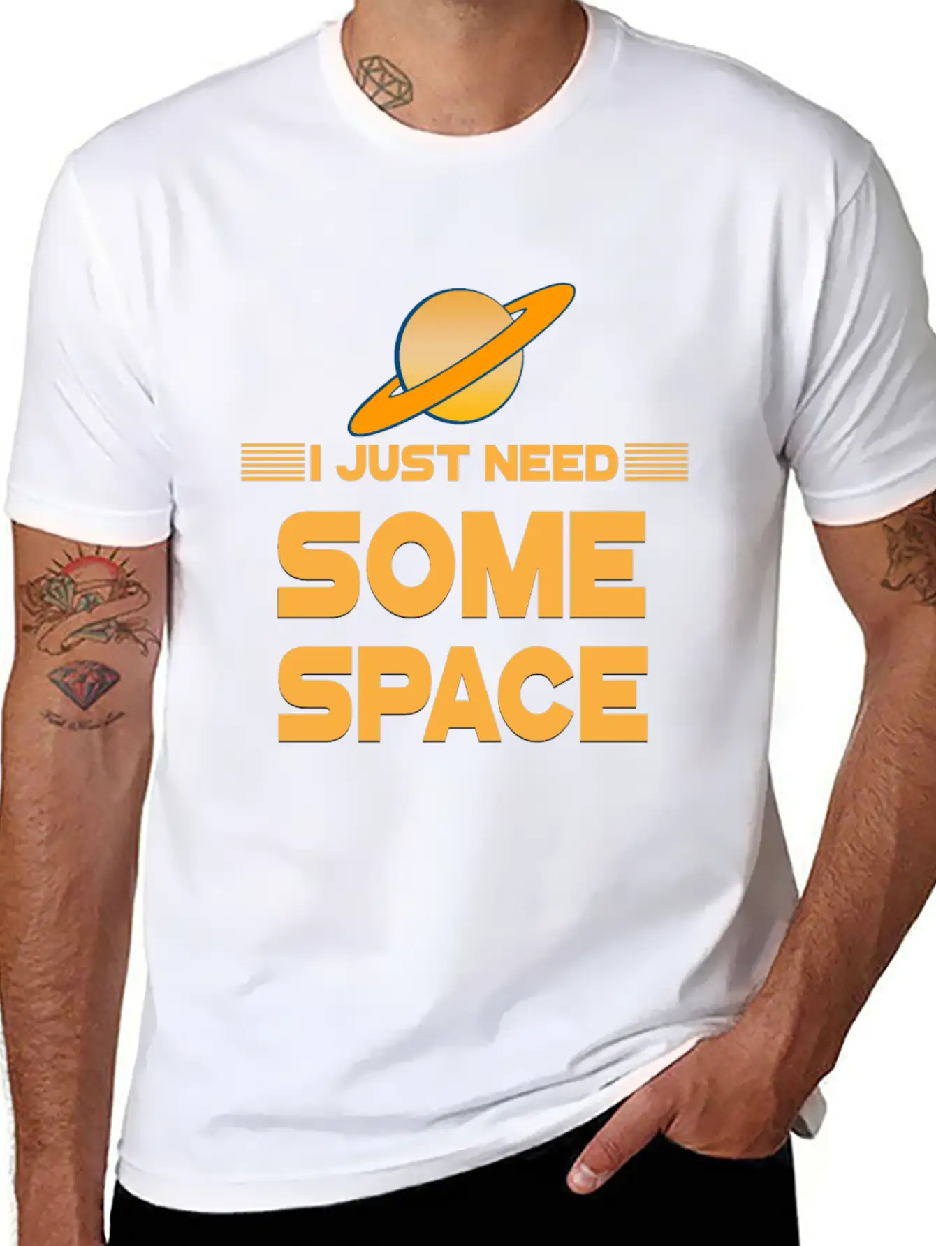 Just Need Space Stylish Everyday T-Shirt – Unisex Basic Cotton Tee