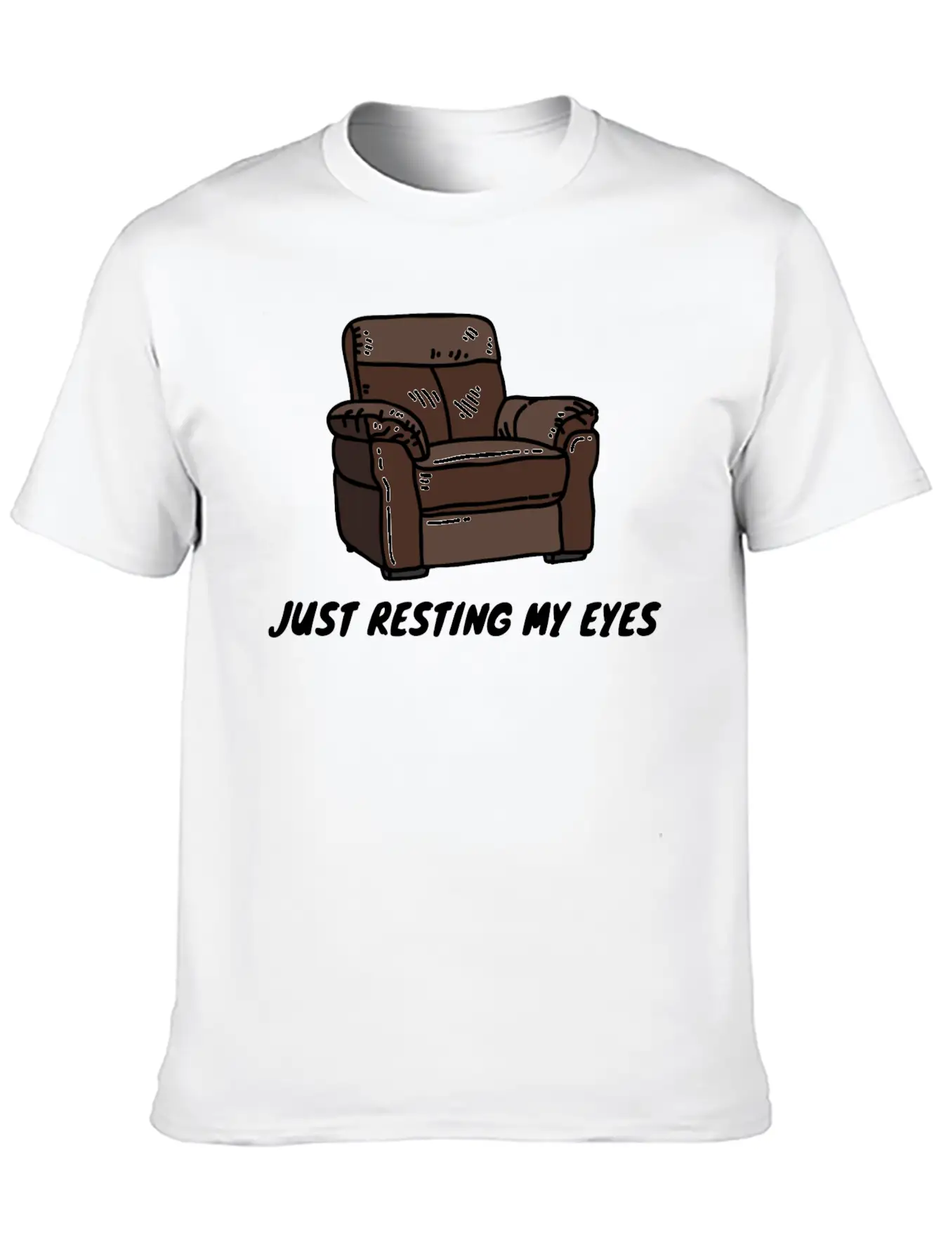 Just Resting My Eyes Casual Graphic T-Shirt – Simple And Comfortable Daily Wear