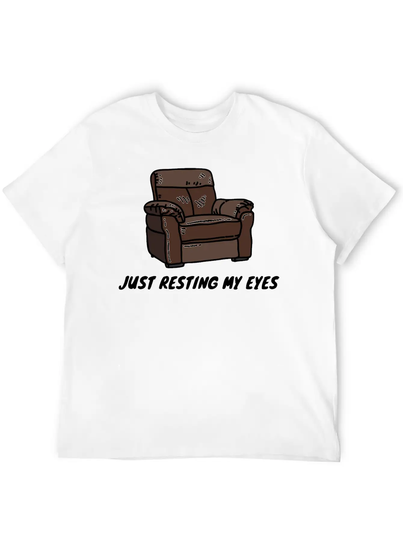 Just Resting My Eyes Casual Graphic T-Shirt – Simple And Comfortable Daily Wear